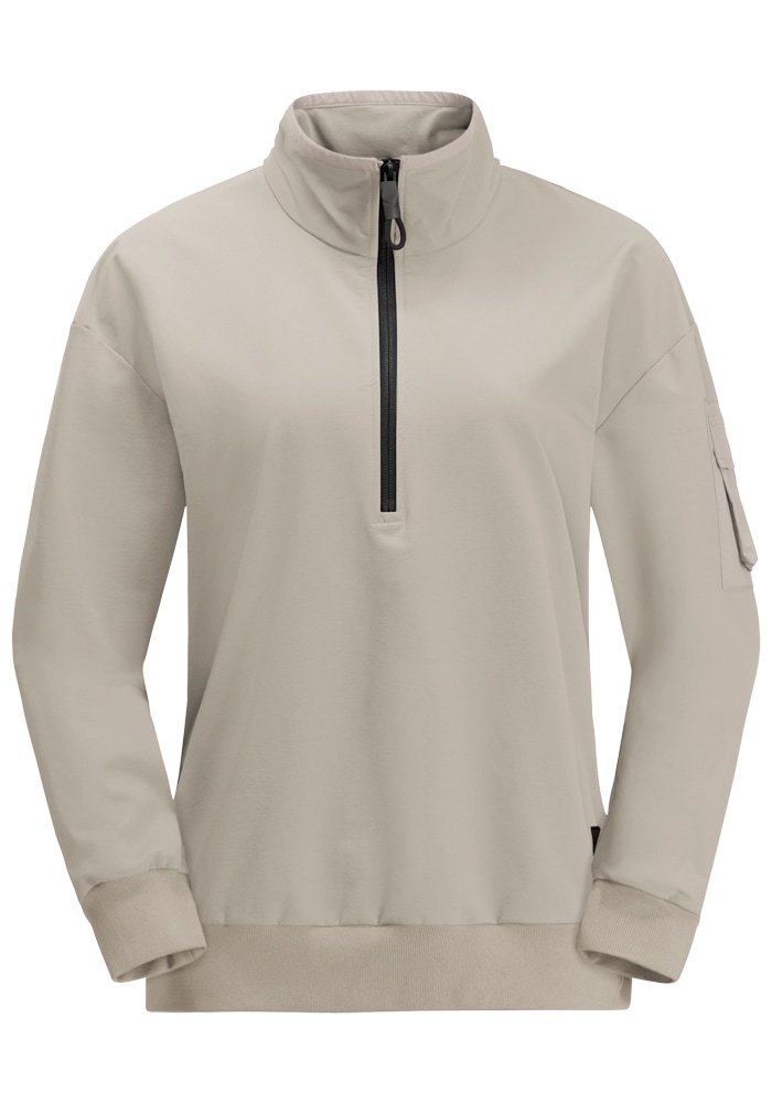 Jack Wolfskin Stehkragenpullover »WANDERMOOD HALFZIP W«