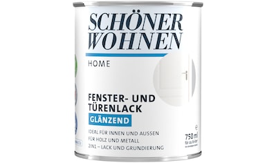 SCHÖNER WOHNEN-Kollektion Lack »Home Fenster- und Türenlack«, (1), 750 ml, weiß,... kaufen