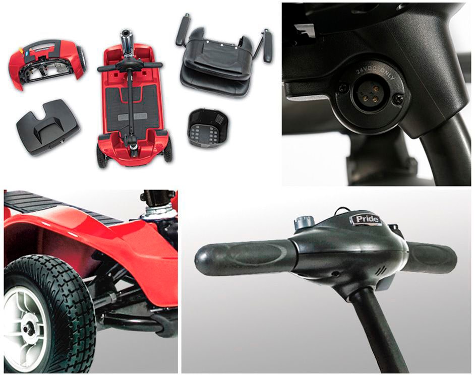 mobilis Elektromobil »M24 L, Reisemobil« 6 km/h leicht zerlegbar, günstiges Einstiegsmodell, extern ladbare Akkus