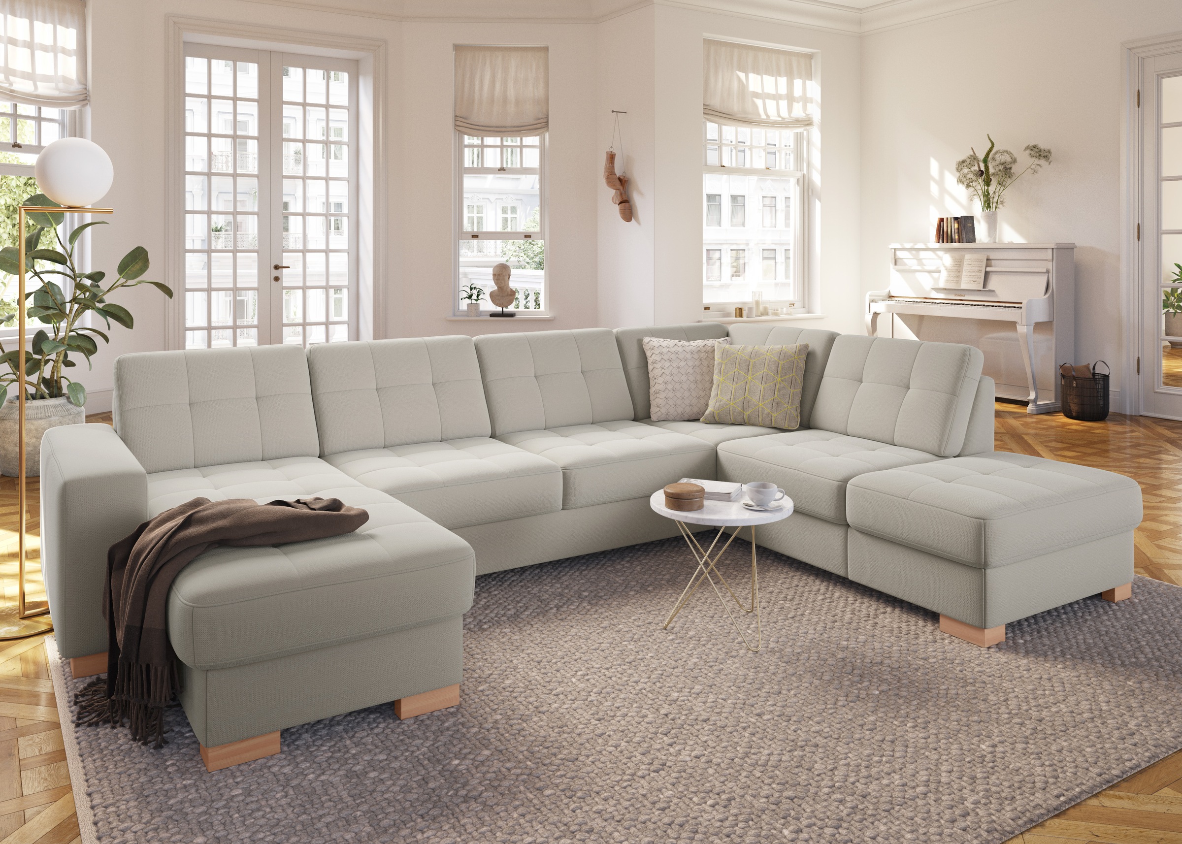 sit&more Wohnlandschaft, wahlweise mit Bettfunktion und Bettkasten