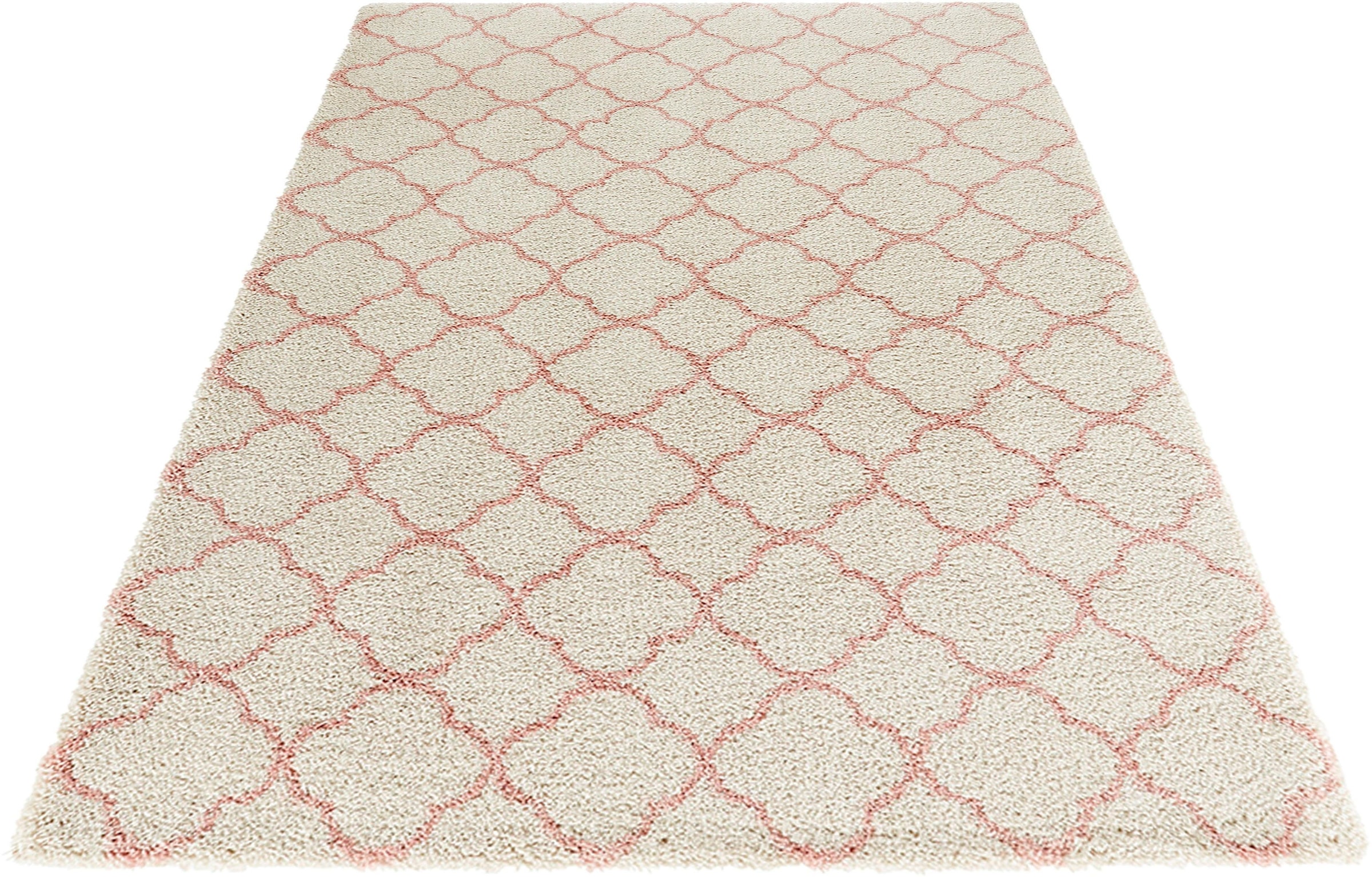 HANSE Home Hochflor-Teppich »Luna«, rechteckig, 35 mm Höhe, Geometrisches Muster, Allover Design, Robust, Pflegeleicht