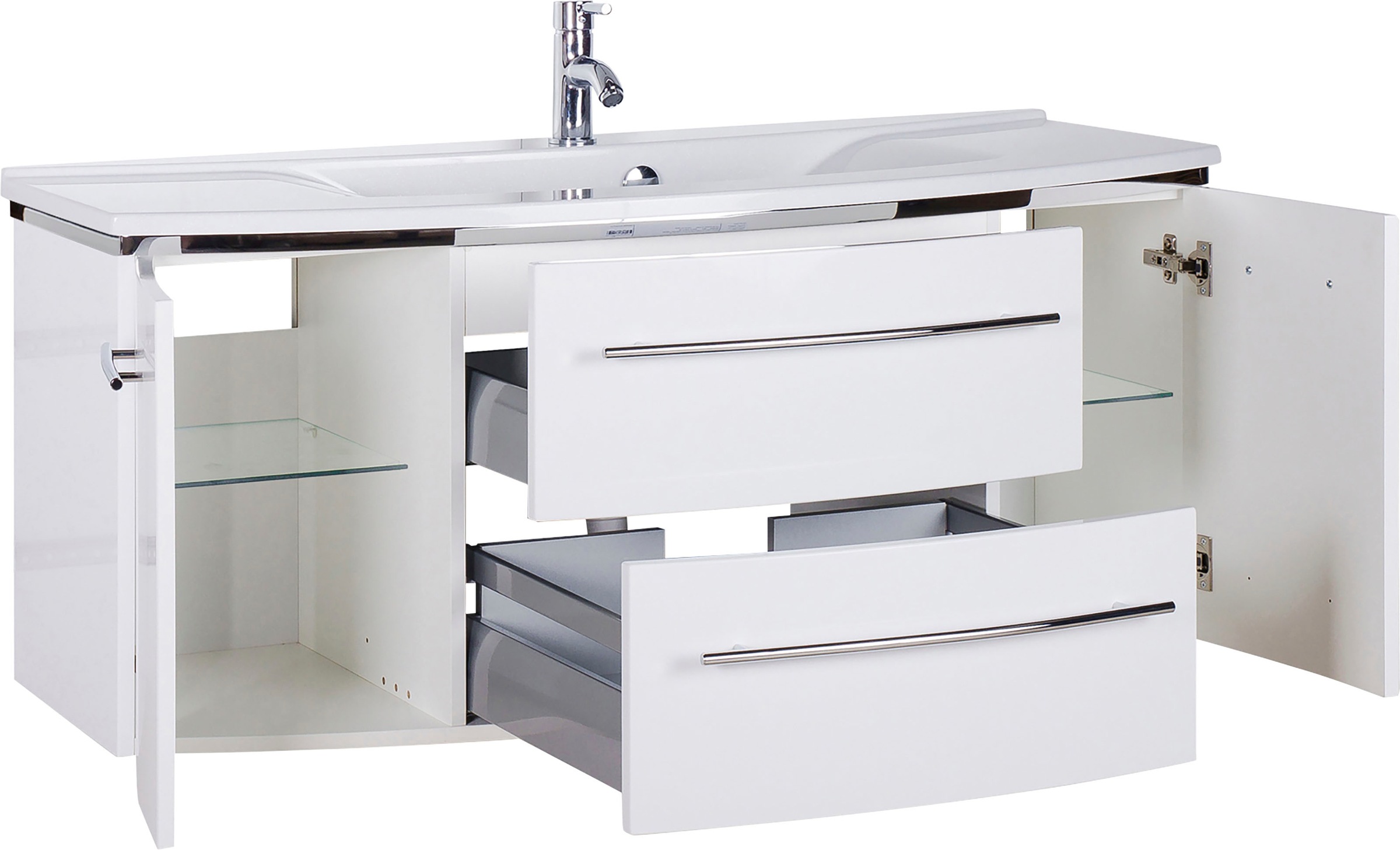 MARLIN Waschtisch »3040«, Breite 122 cm
