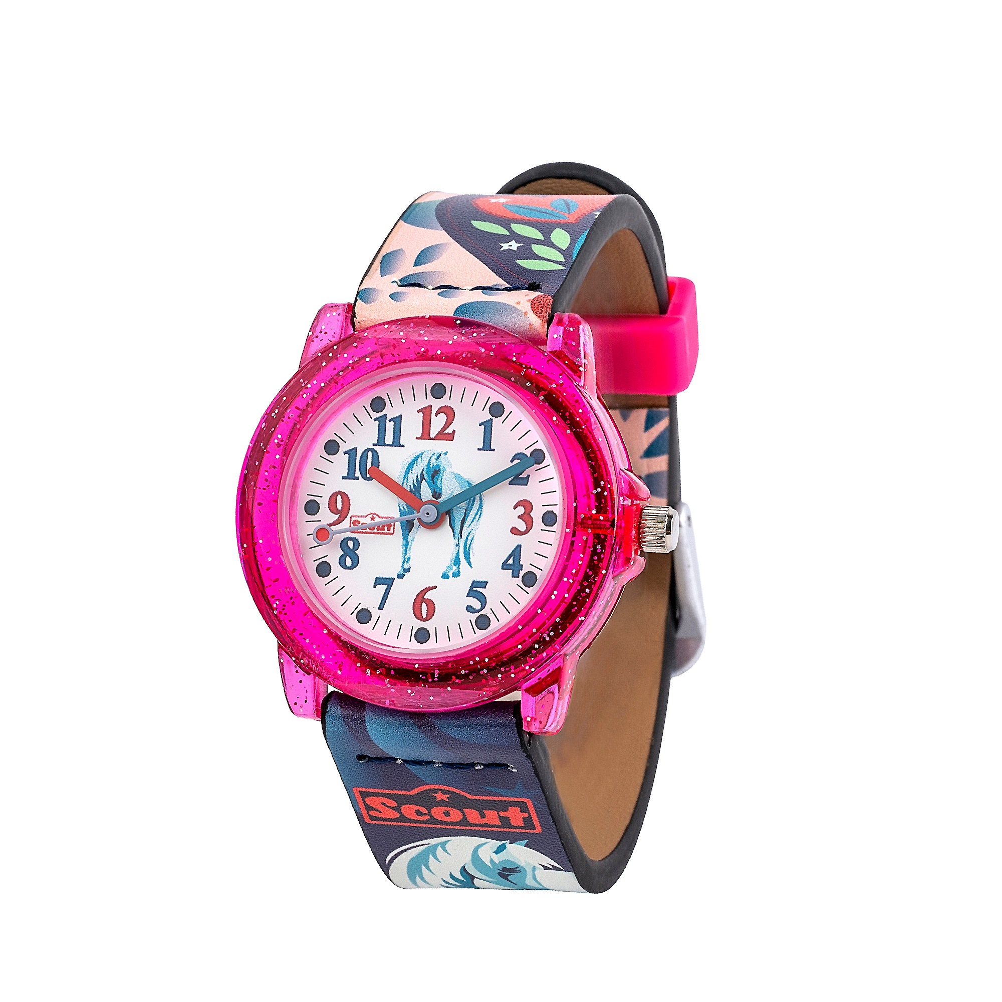 Scout Quarzuhr »Crystal« Armbanduhr, Kinderuhr, Geschenkidee, Schulanfang, Mädchen, Pferd