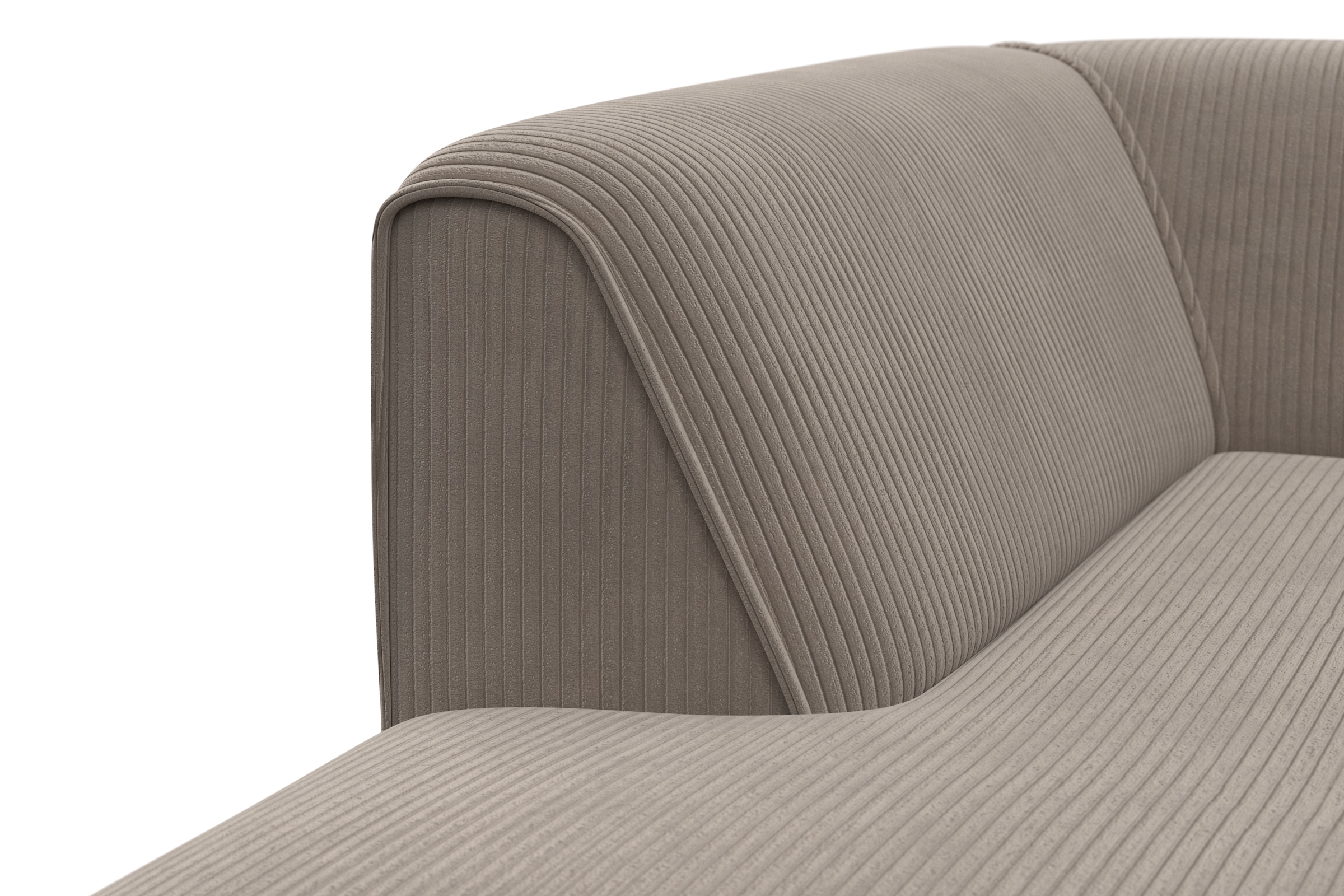 RAUM.ID Wohnlandschaft »Merid U-Form, jederzeit durch Module erweiterbar, B/T/H: 367/206/70 cm«, als Modul oder separat verwendbar, für individuelle Zusammenstellung