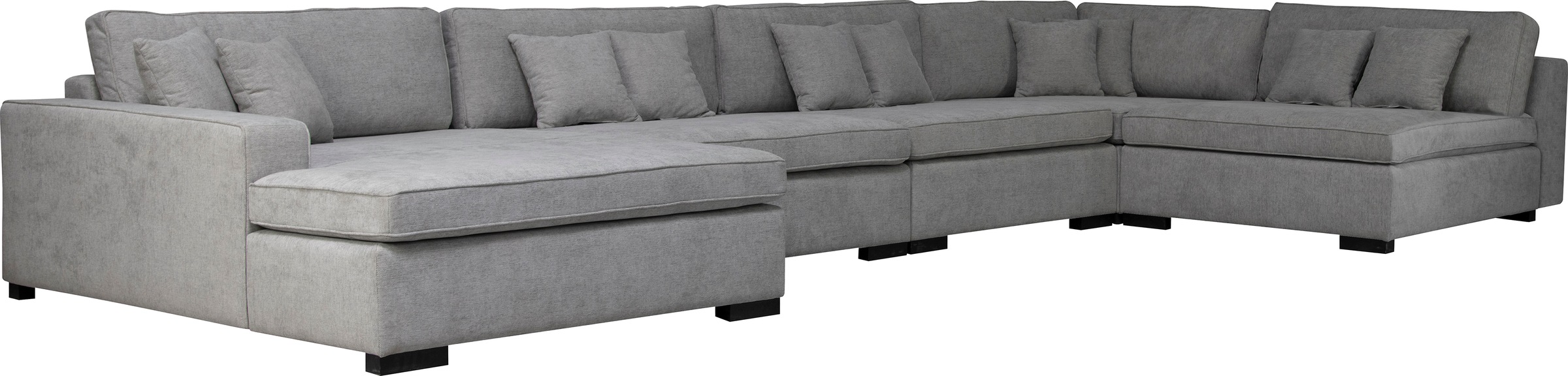 Guido Maria Kretschmer Home&Living Wohnlandschaft »Skara U-Form«, Lounge-Sofa mit Federkernpolsterung, in vielen Bezugsvarianten