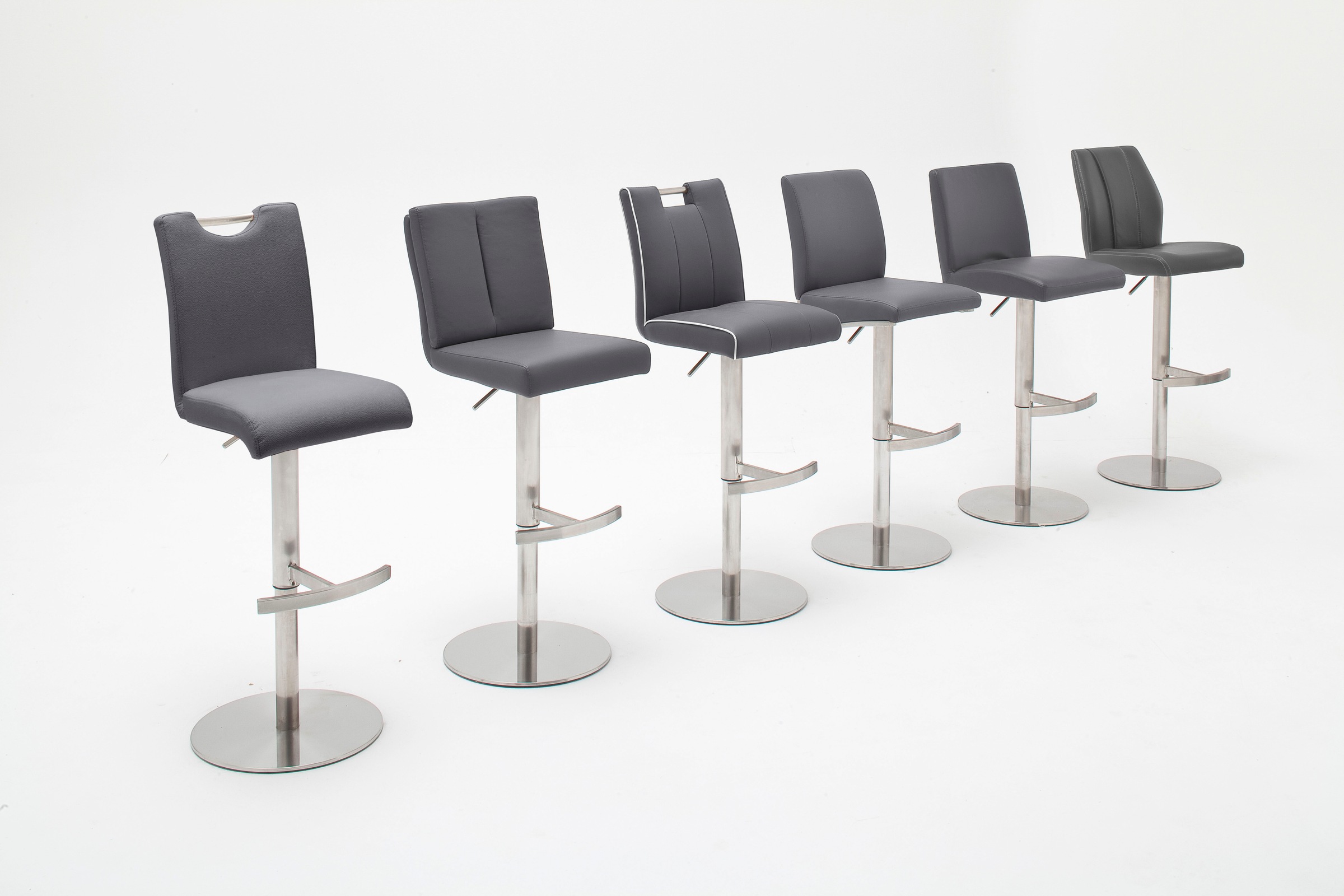 MCA furniture Bistrostuhl »BARBECOOL«, mit Rückenlehne, Bodenplatte rund, 3 günstig online kaufen