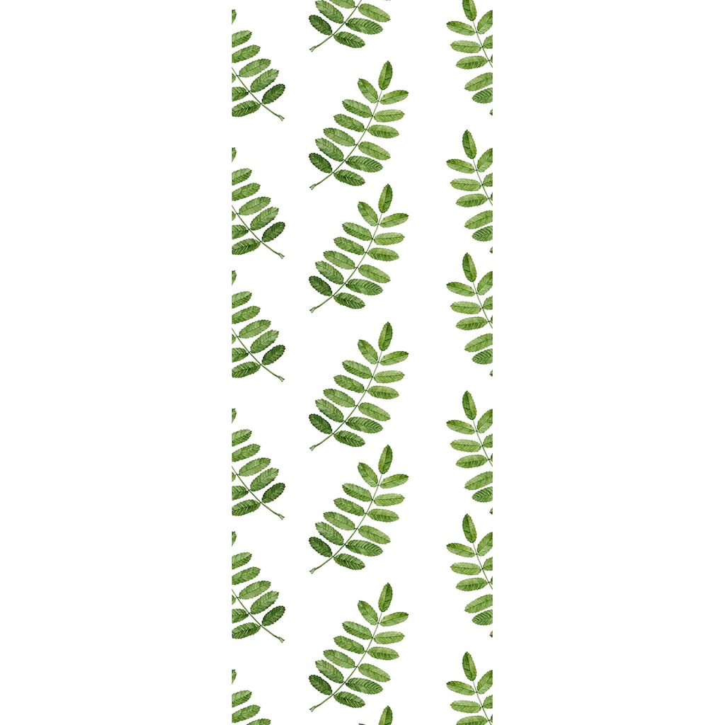 queence Vinyltapete »Tropische Blätter-Grün«, 90 x 250 cm, selbstklebend