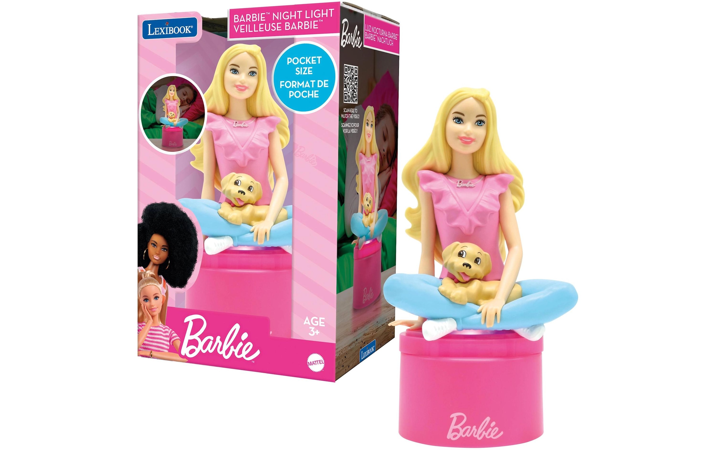 Lexibook® Nachtlicht »Barbie 3D design colour«