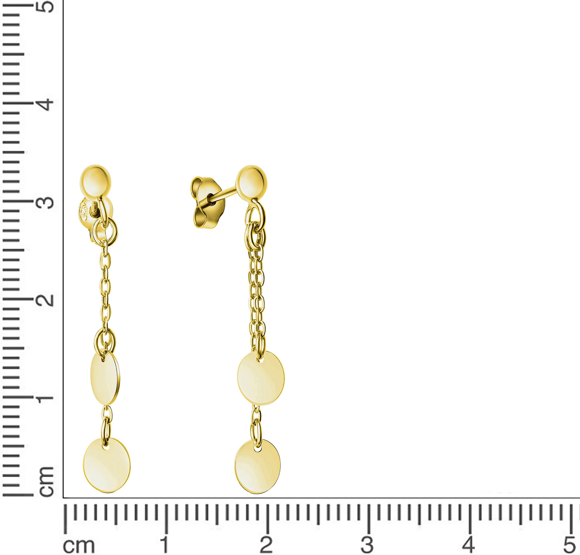 Firetti Paar Ohrstecker »Schmuck Geschenk, Ohrringe Plättchen, Silber 925«