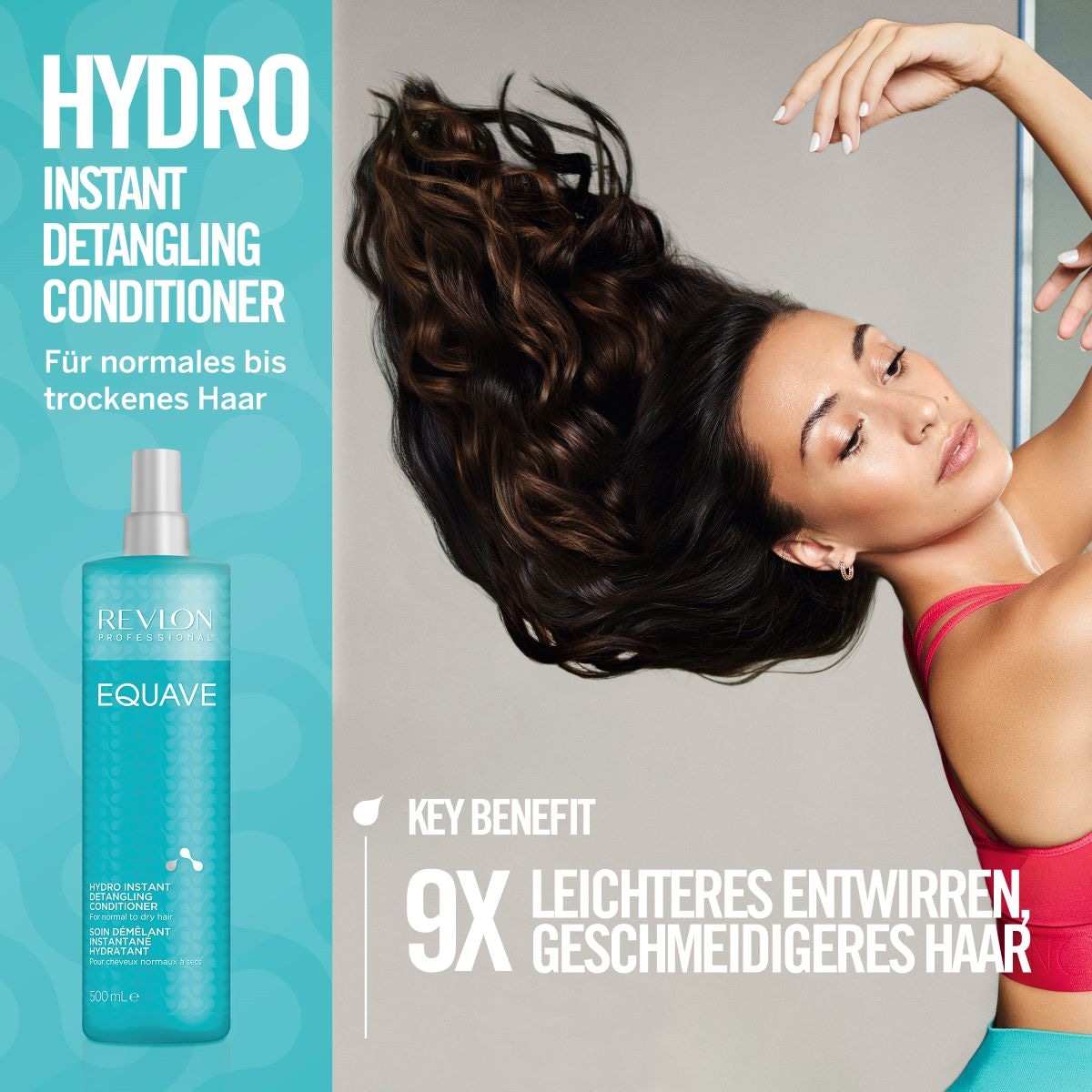 REVLON PROFESSIONAL Haarspülung »Leave-in Pflege Equave Hydro Instant Detangling Conditioner«, Normales bis Trockenes Haar 500 ml