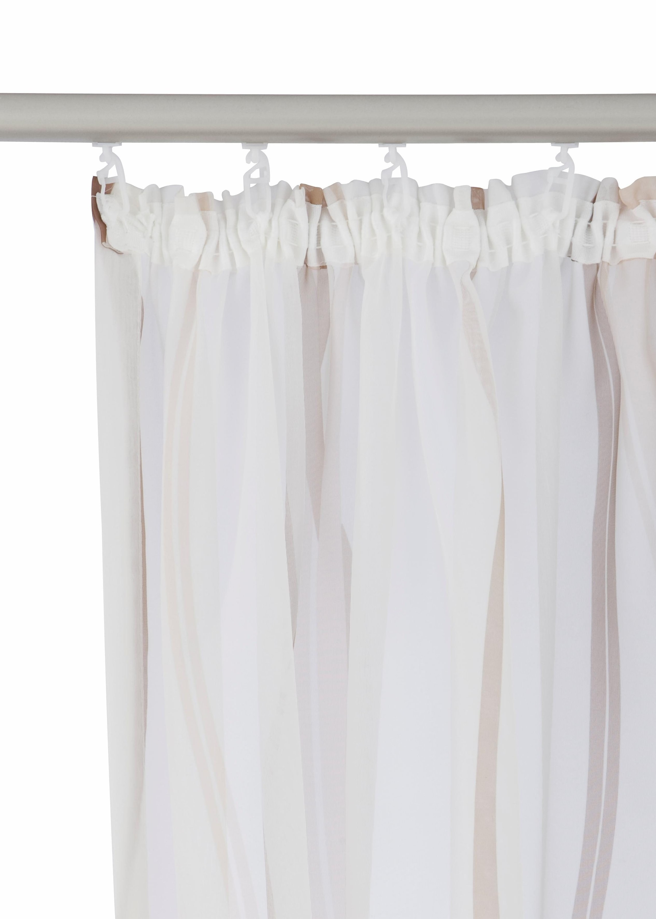 jetzt im home my Gardine 2er-Set, Polyester, (2 Wellen St.), »Dimona«, %Sale Voile,