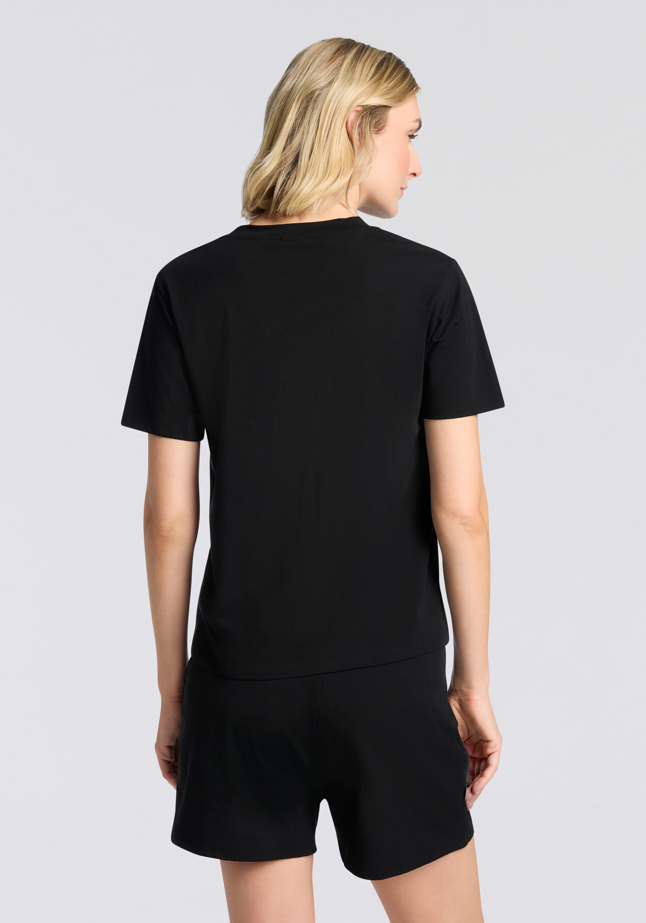 HUGO Underwear T-Shirt, mit rundem Ausschnitt, regular fit, toniges Markenlogo