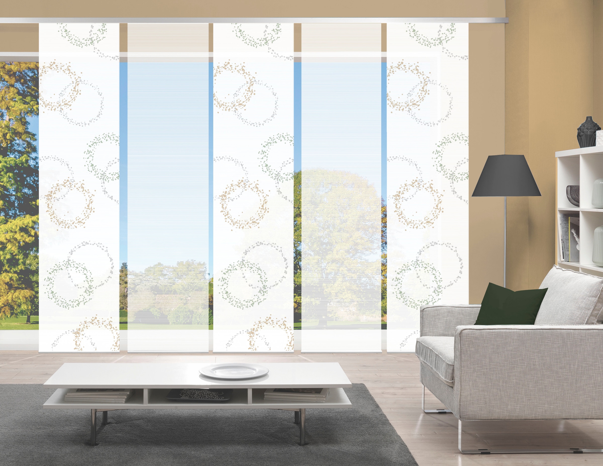 Vision S Schiebegardine »AINUR 5er SET« Paneelwagen 5 Stk. tlg. Schiebevorh günstig online kaufen