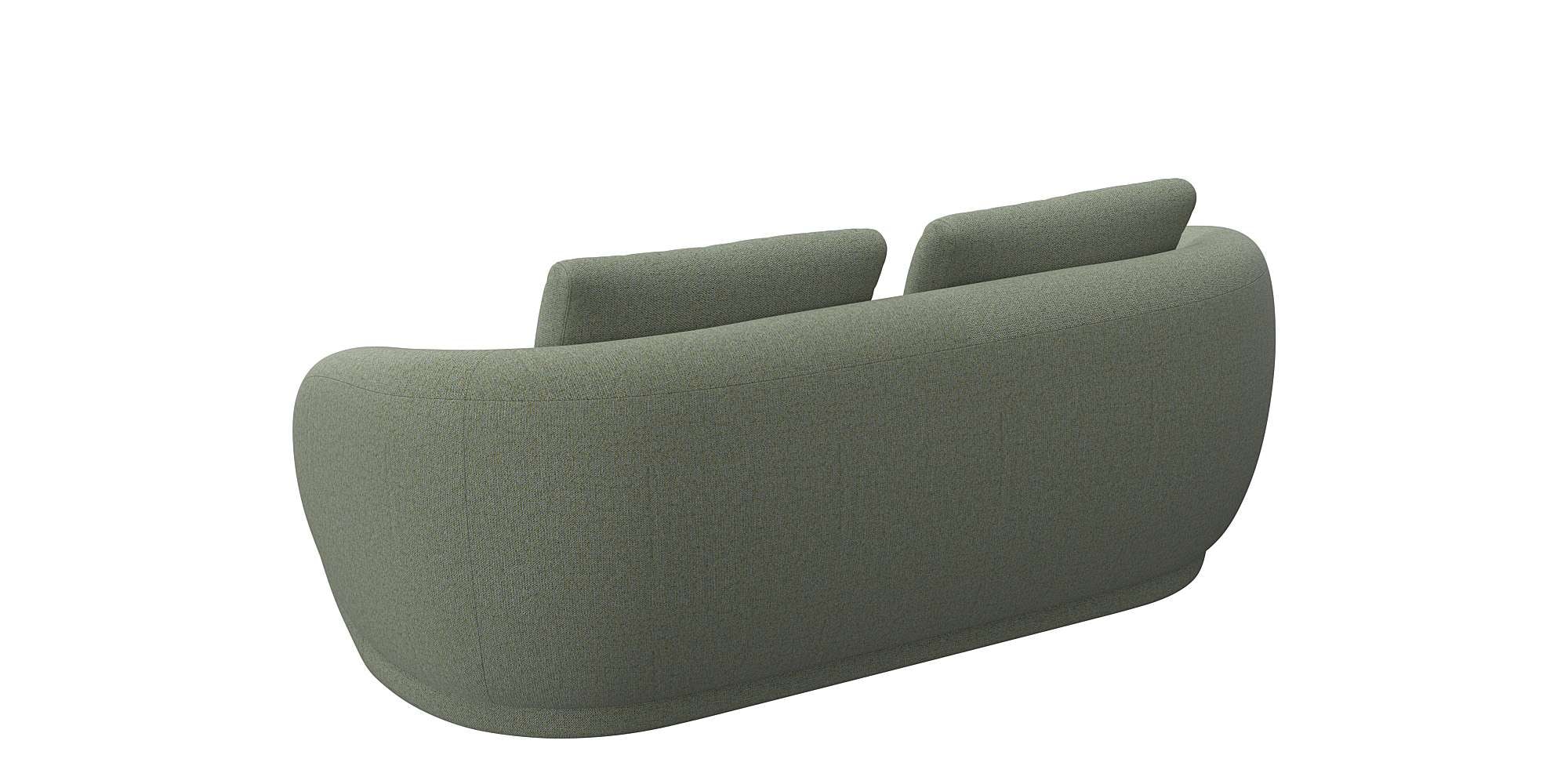 FLEXLUX 2,5-Sitzer »Torino, rund, Couch, Loveseat,«, Modernes, organisches Sofa-Design, Kaltschaum, Wellenunterfederung