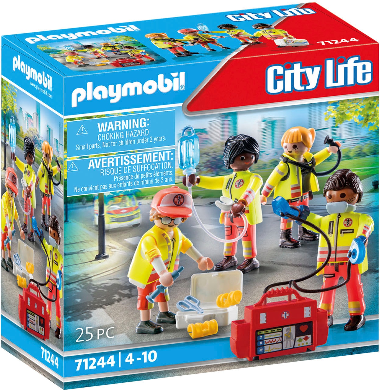 Playmobil® Konstruktions-Spielset »Rettungsteam (71244), City Life«, Made in Europe