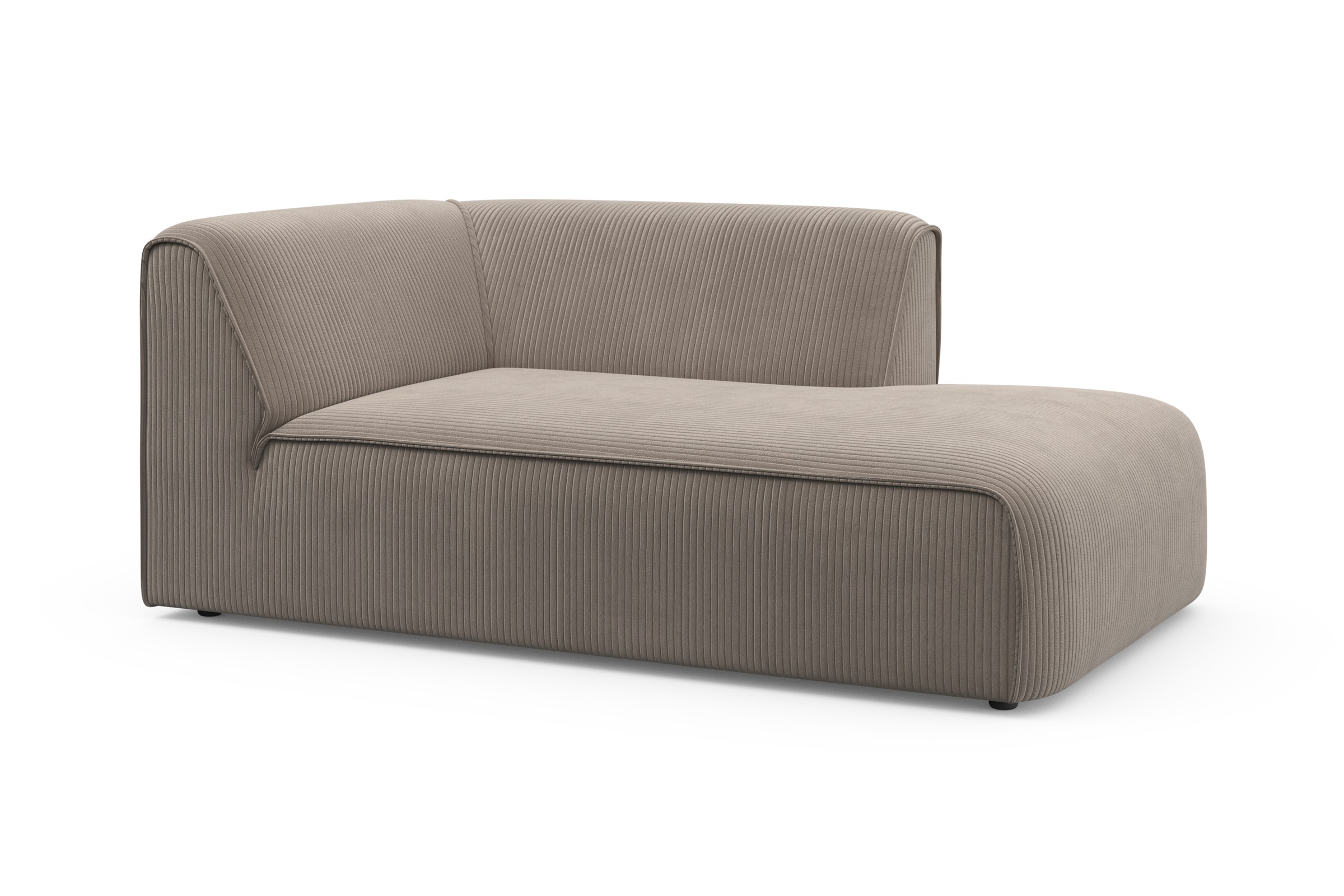 RAUM.ID Ottomane »Merid Chaiselongue, Maße B/T/H: 100/162/70 cm«, als Modul oder separat verwendbar, für individuelle Zusammenstellung
