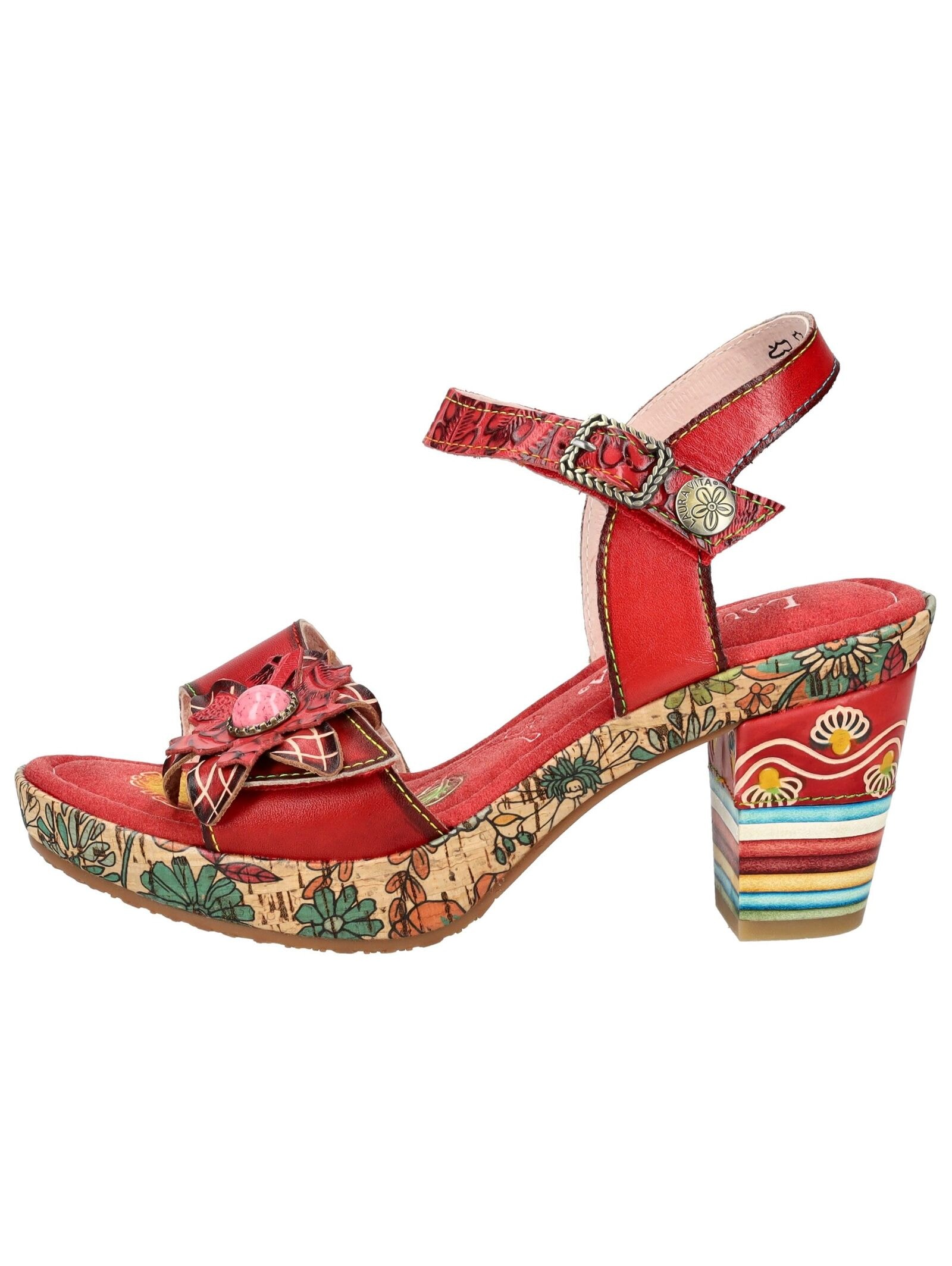 LAURA VITA High-Heel-Sandalette »LAURA VITA Sandalen Leder«