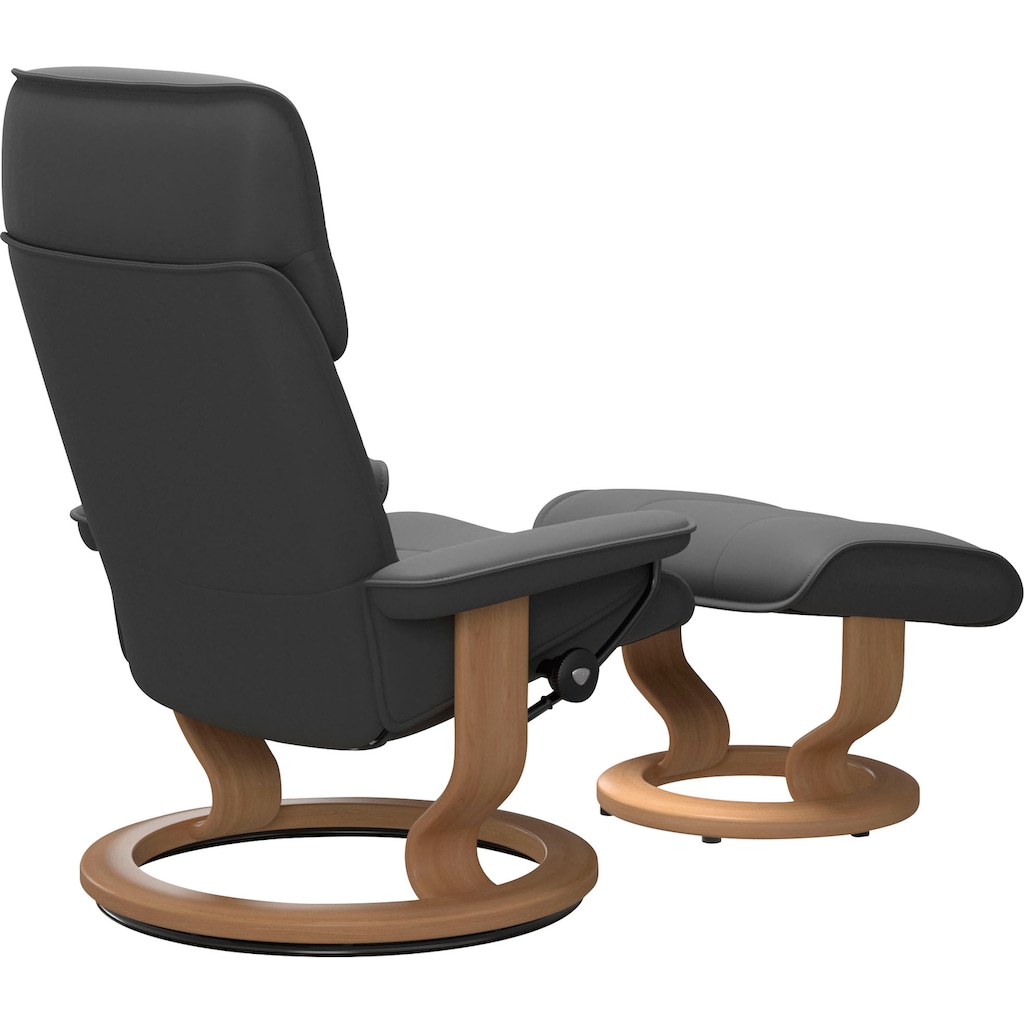 Stressless® Relaxsessel »Admiral«, (Set, Relaxsessel inkl. Hocker)