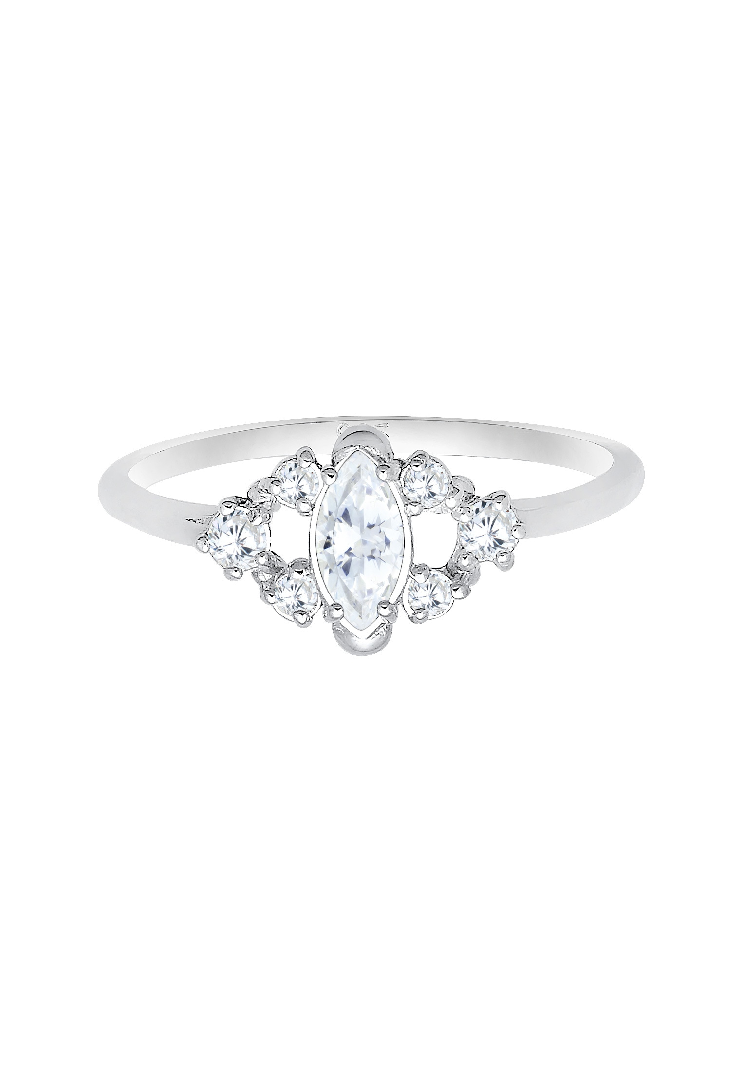 Elli Verlobungsring »Verlobungsring Zirkonia Weiß 925 Sterling Silber«