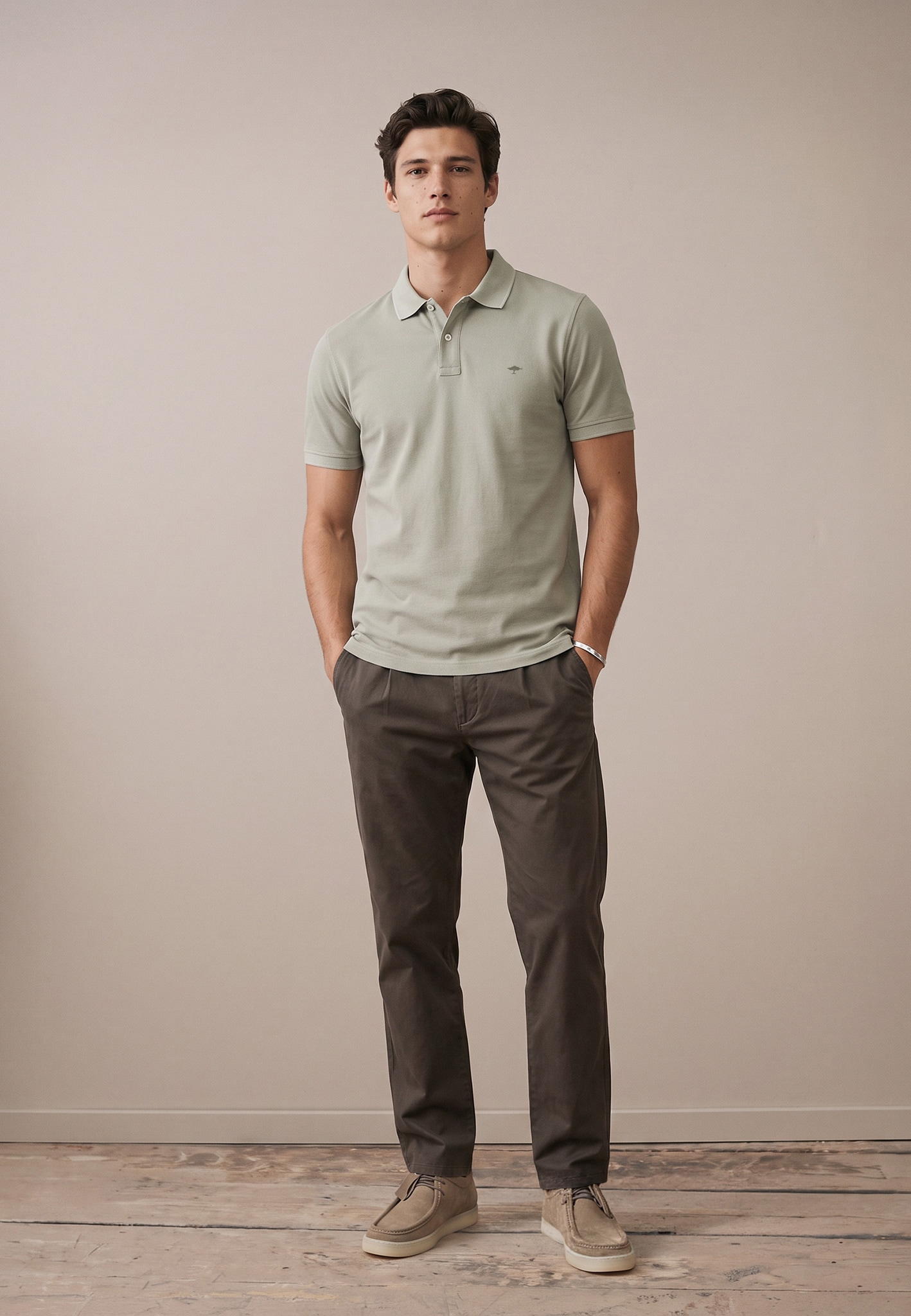 FYNCH-HATTON Poloshirt mit Logo-Stickerei
