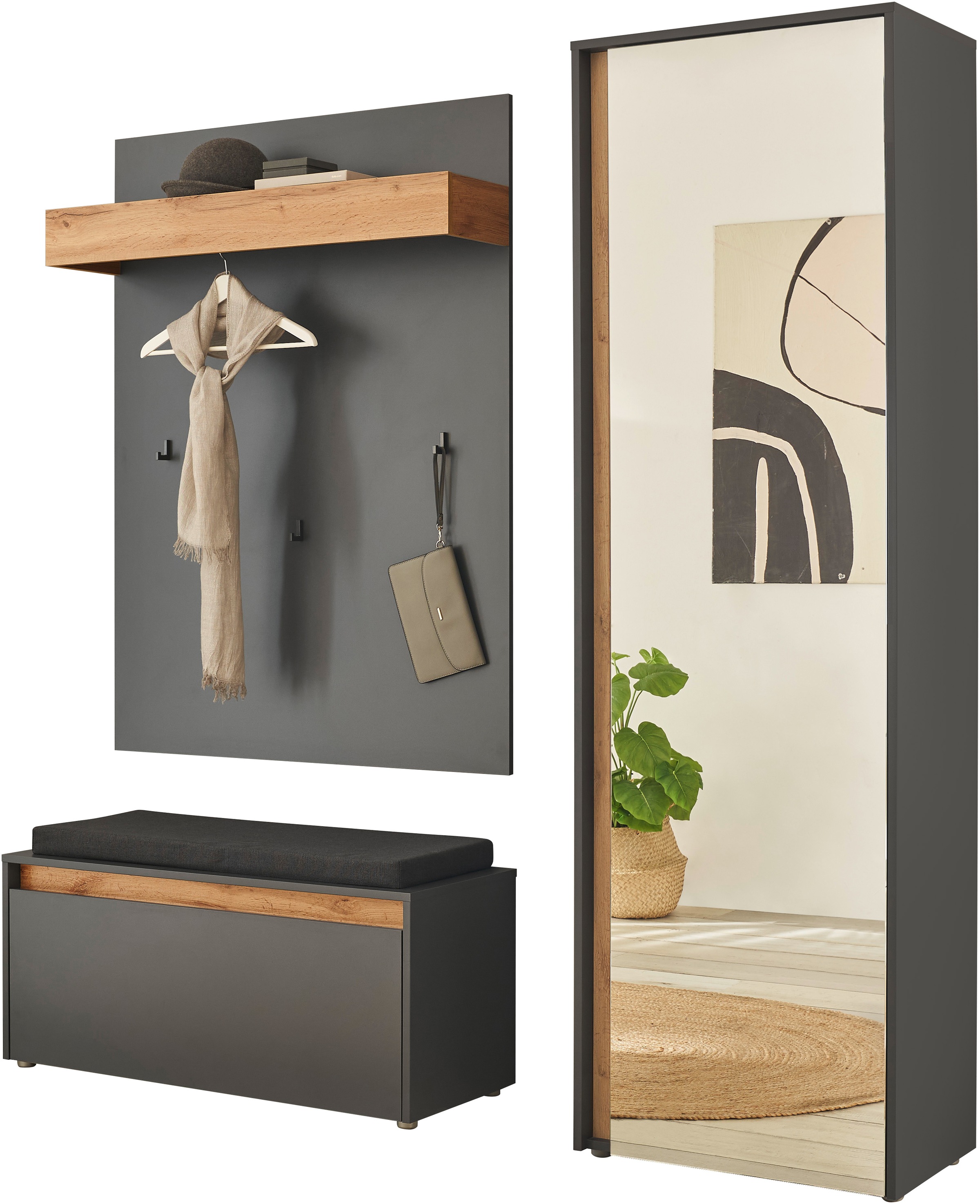 INOSIGN Garderoben-Set "GIRON/CiTY, moderne Garderobe, Komplettset mit viel günstig online kaufen