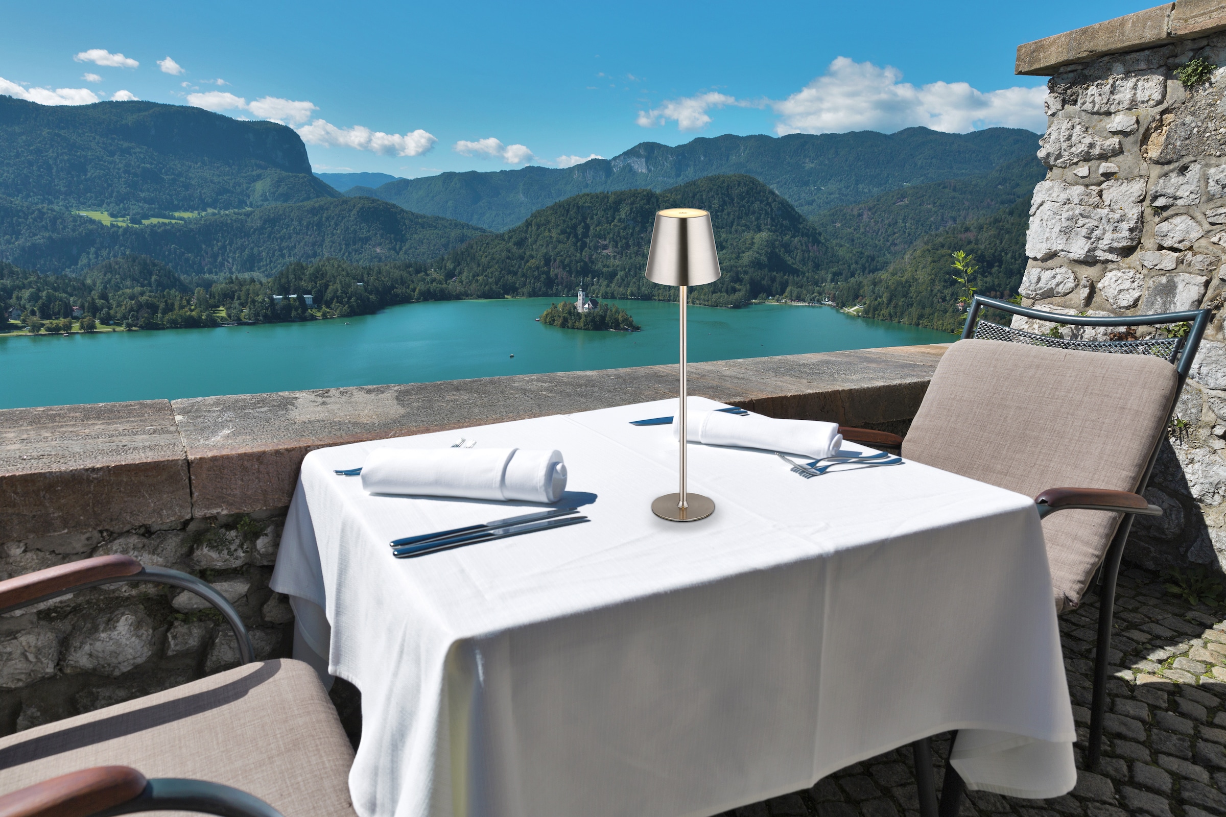 GLOBO LIGHTING Tischleuchte »VANNIE« LED-Modul 1 Stk. Warmweiß Tischlampe Nachttischlampe Deko-Tischleuchte Schlafzimmer