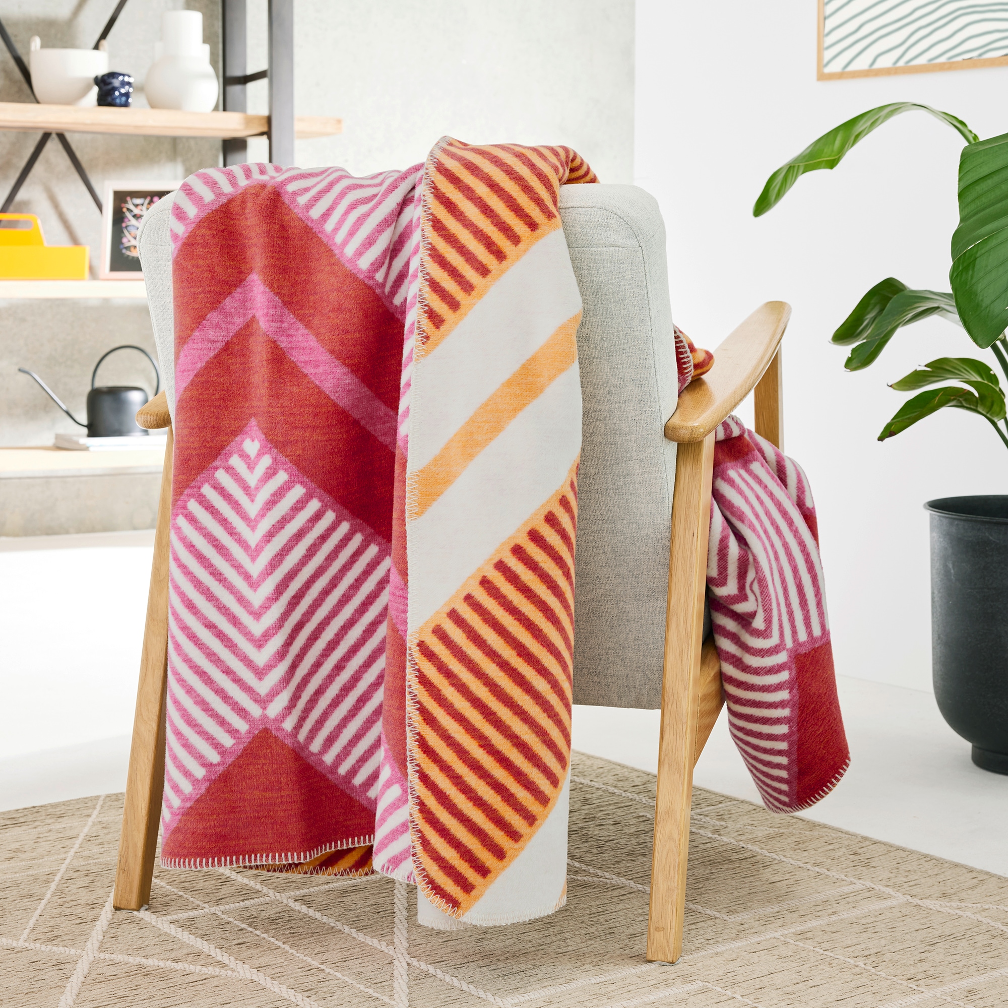 IBENA Wohndecke »Wohndecke Mala«, mit grafischem Design