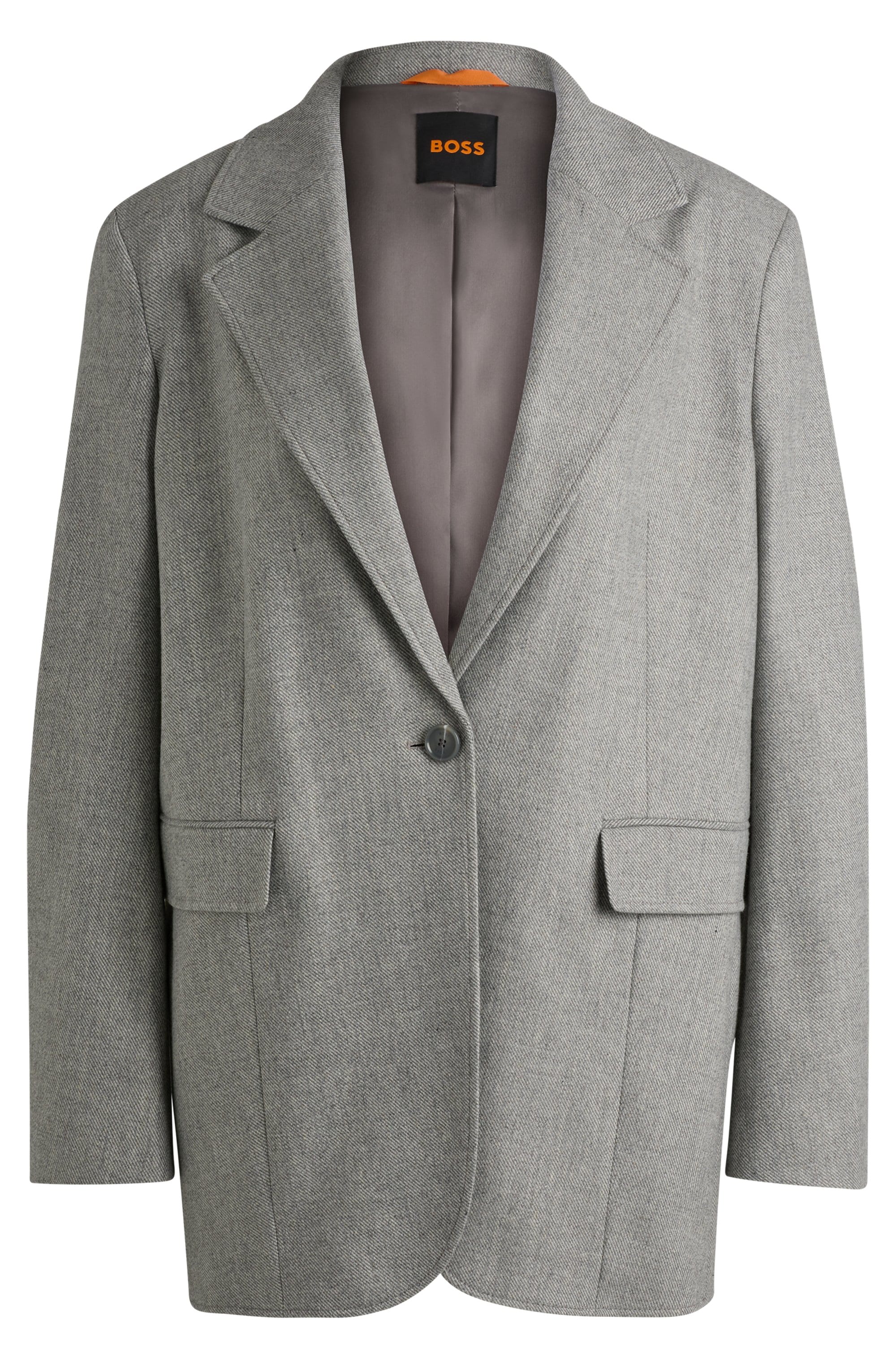 BOSS ORANGE Longblazer »Jasobane Premium Damenmode«, in 1-Knopf-Form