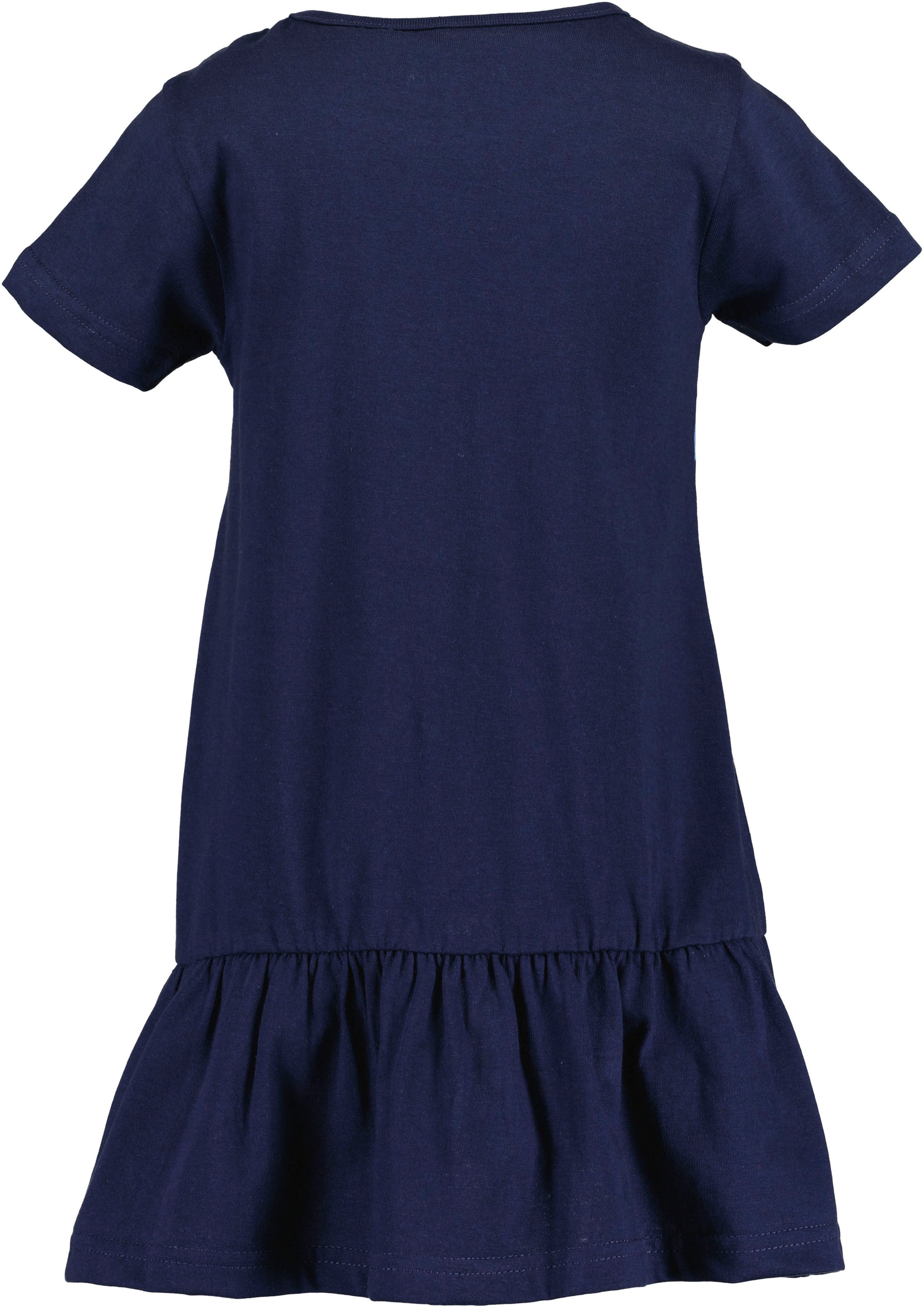 Blue Seven Jerseykleid 1 tlg. tlg. mit großem Frontmotiv  mit Pailletten