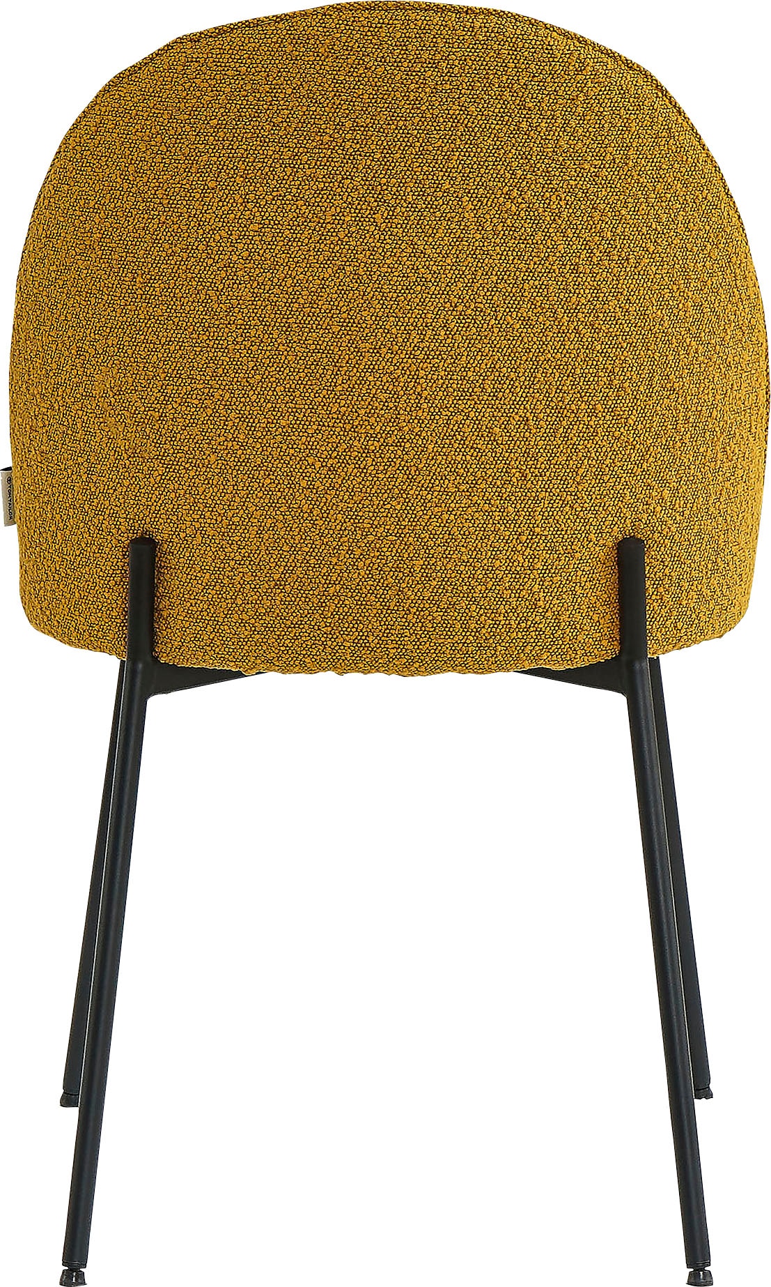 TOM TAILOR HOME Polsterstuhl, (Set), 2 St., Bouclé, mit abgerundeter Rückenlehne