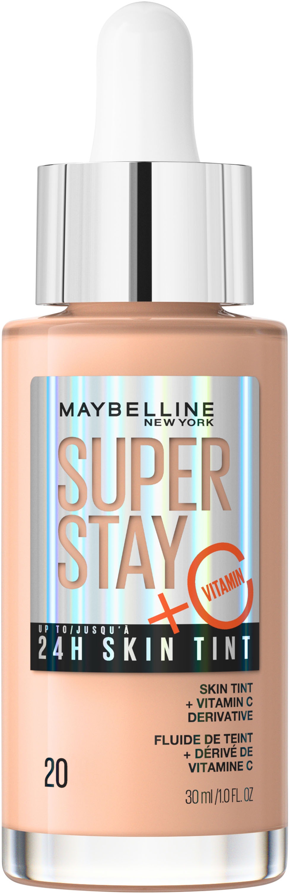 MAYBELLINE NEW YORK Foundation »Maybelline New York Super Stay 24H Skin Tint«, mit Vitamin C