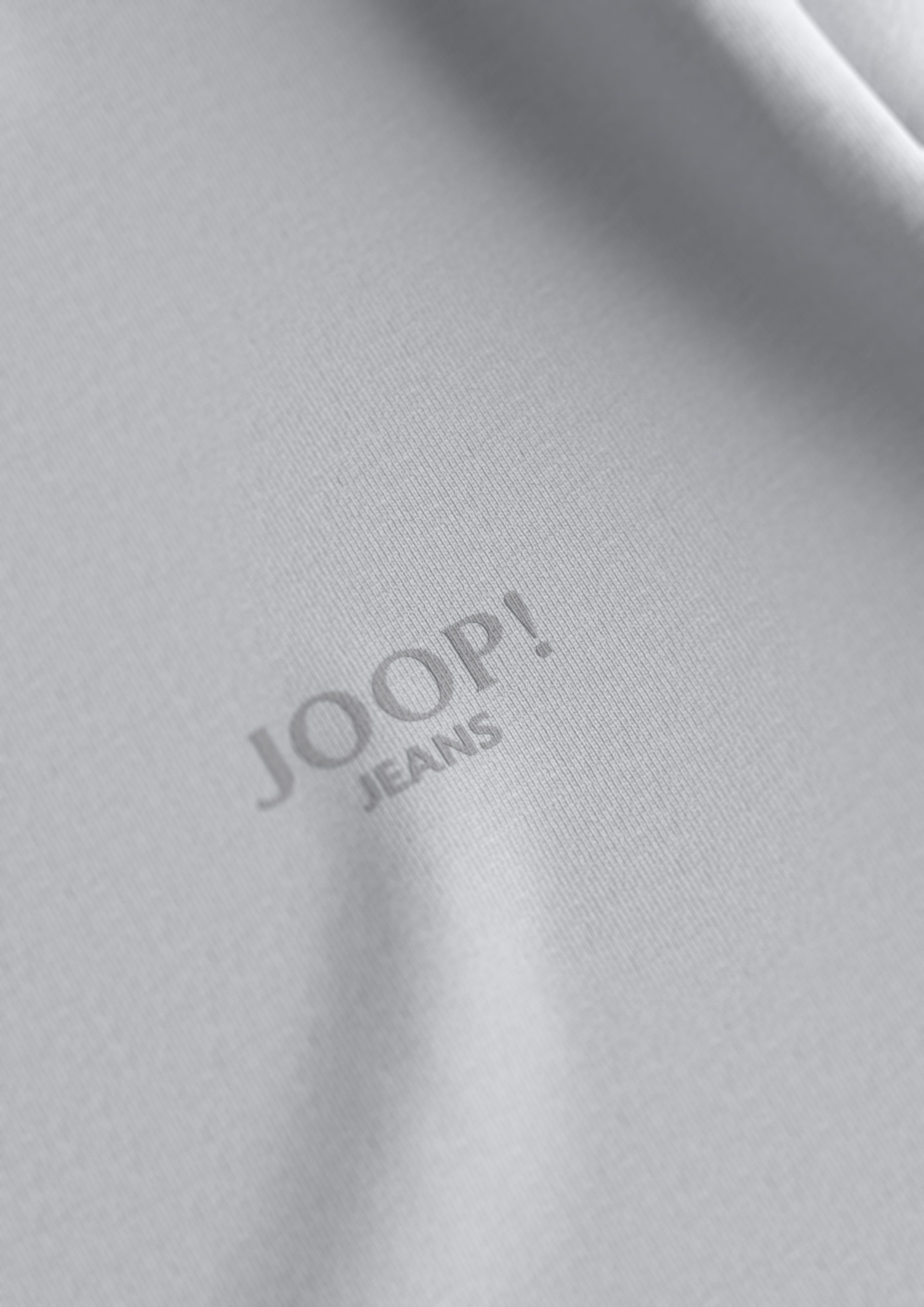 Joop Jeans Kurzarmshirt »Alphis«, Mit Ton-in Ton Logoprint