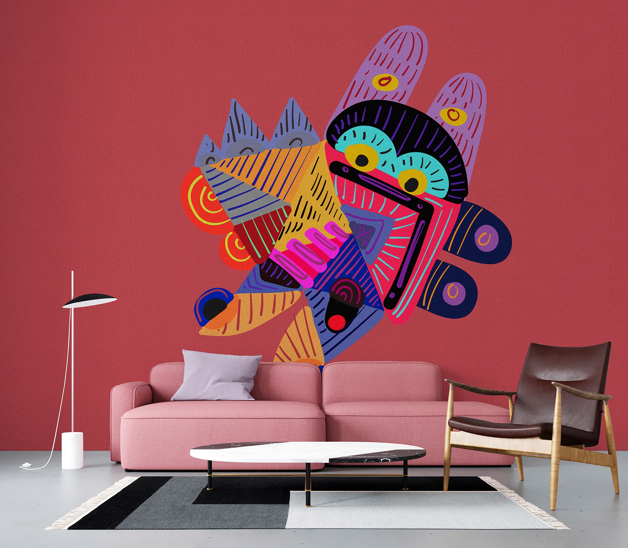 living walls Fototapete »Walls by Patel Looneyland« glatt Vlies, Wand günstig online kaufen