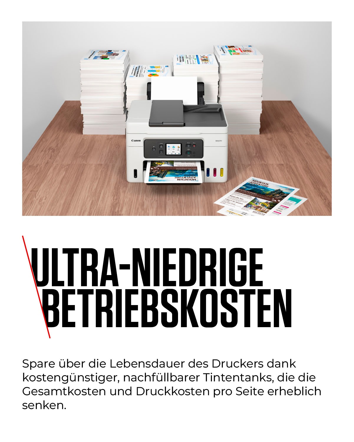 Canon Multifunktionsdrucker »MAXIFY GX4050«, 4-in-1 MegaTank-Multifunktionssystem