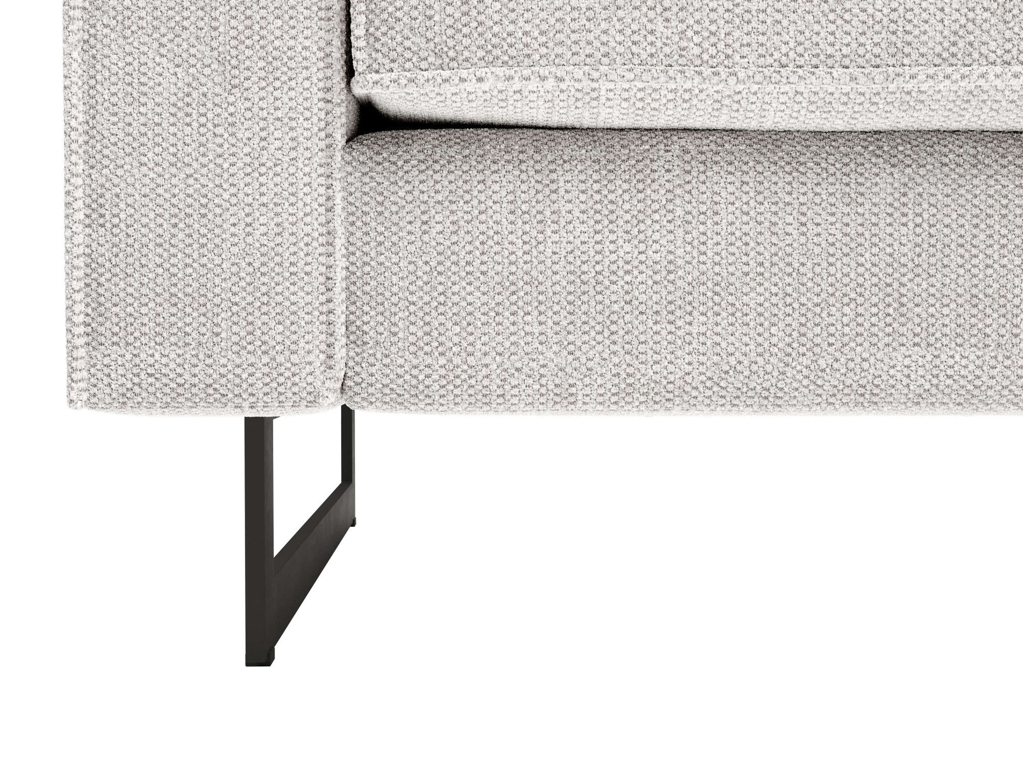 Places of Style Ecksofa »Pinto, 250/290 cm, langer Schenkel, XXL, Ottomane«, Cord, Feincord, Luxus-Microfaser Leder und Chenille