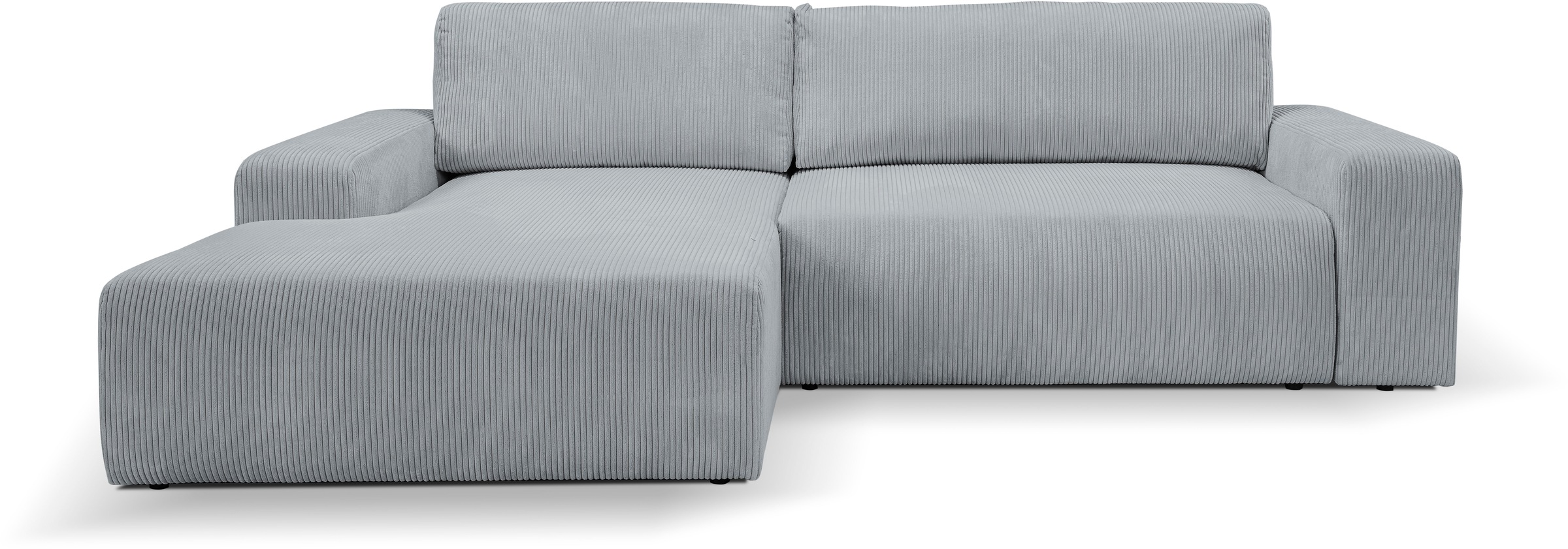 WERK2 Ecksofa »Rotterdam-L, kuschelweicher Cord oder Breitcord, L-Form, Bre günstig online kaufen