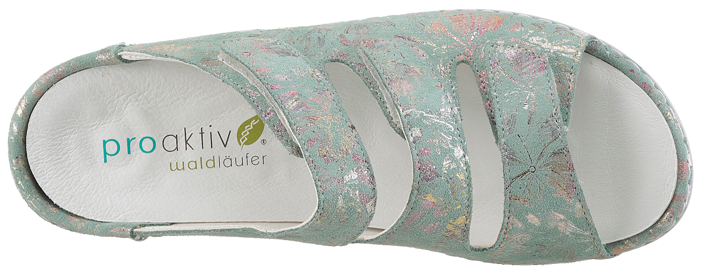 Waldläufer Pantolette »GUNNA«, Klettschuh, Sommerschuh, Komfortschuh in Bequemweite G (= weit)