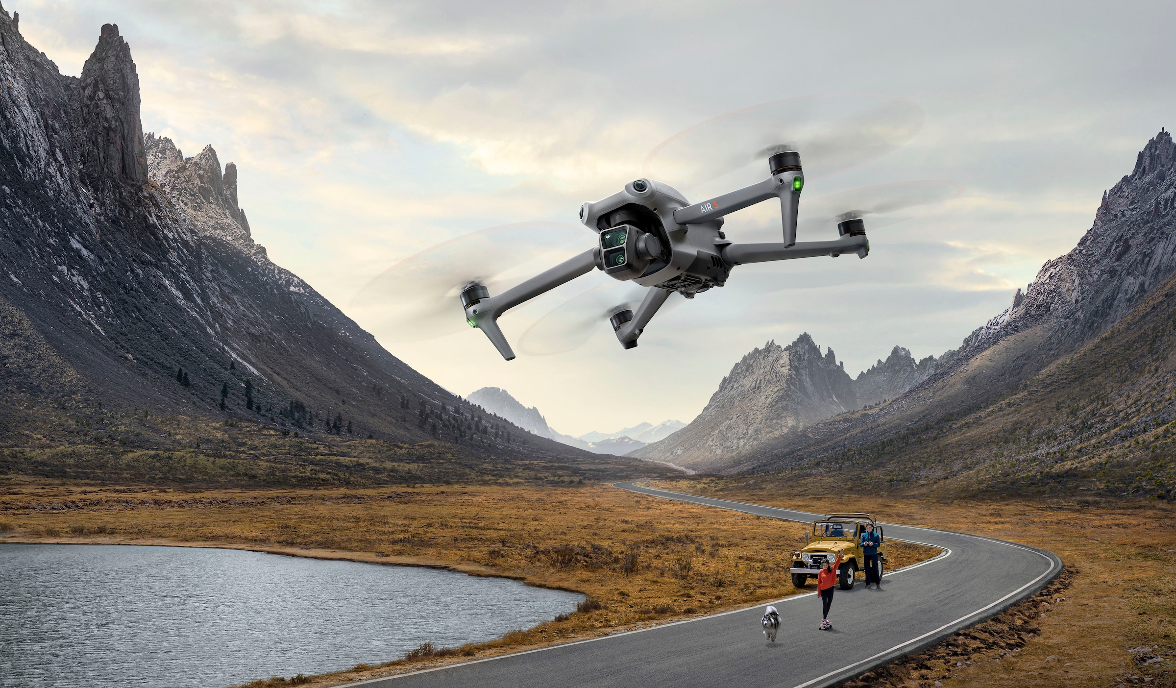 DJI Drohne »Air 3 (DJI RC-N2)«