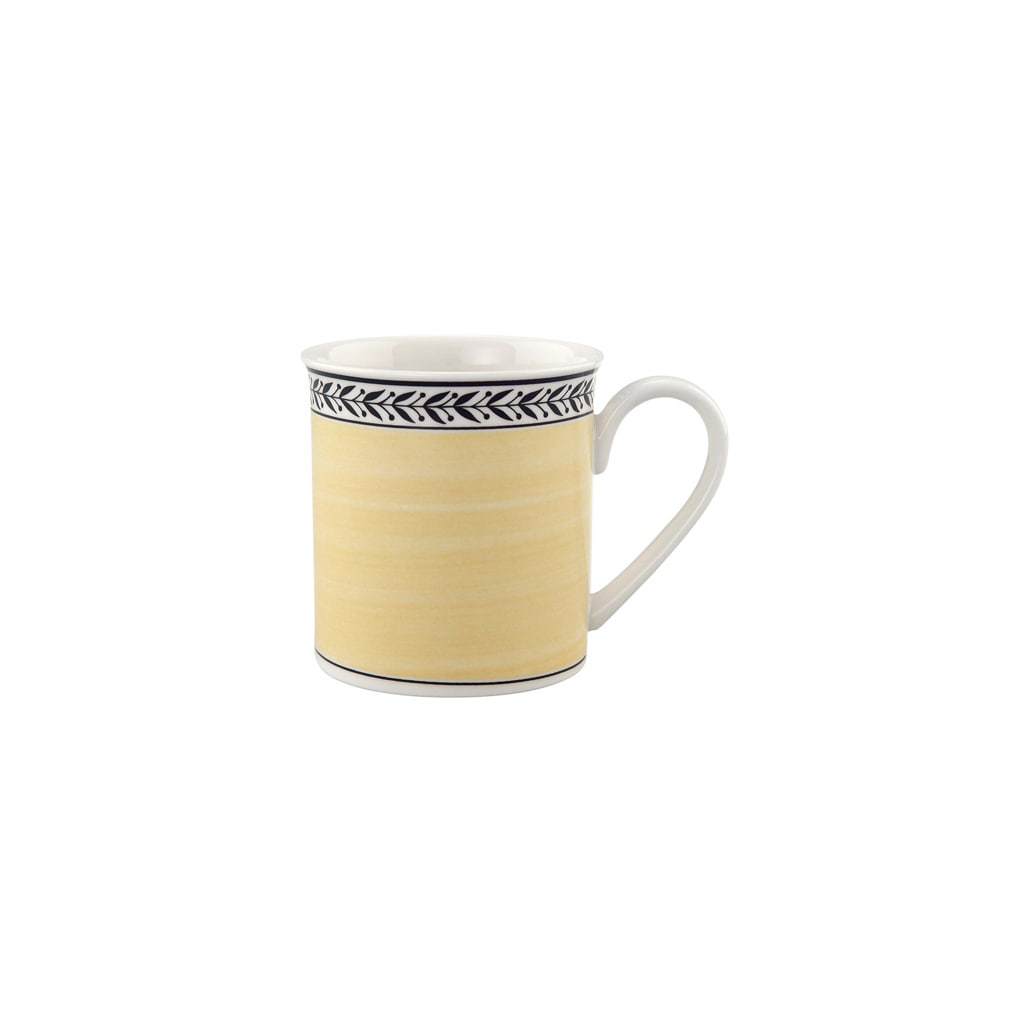Villeroy & Boch Becher »Kaffeebecher Audun Fleur 300 ml weiß-grau-gelb« günstig online kaufen