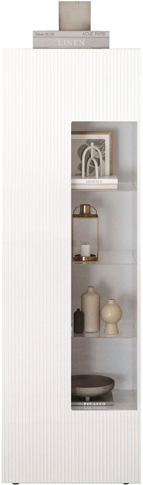 INOSIGN Vitrine »RIO, Höhe 187 cm, Hochschrank mit 1 Tür, Anrichte, Standvi günstig online kaufen