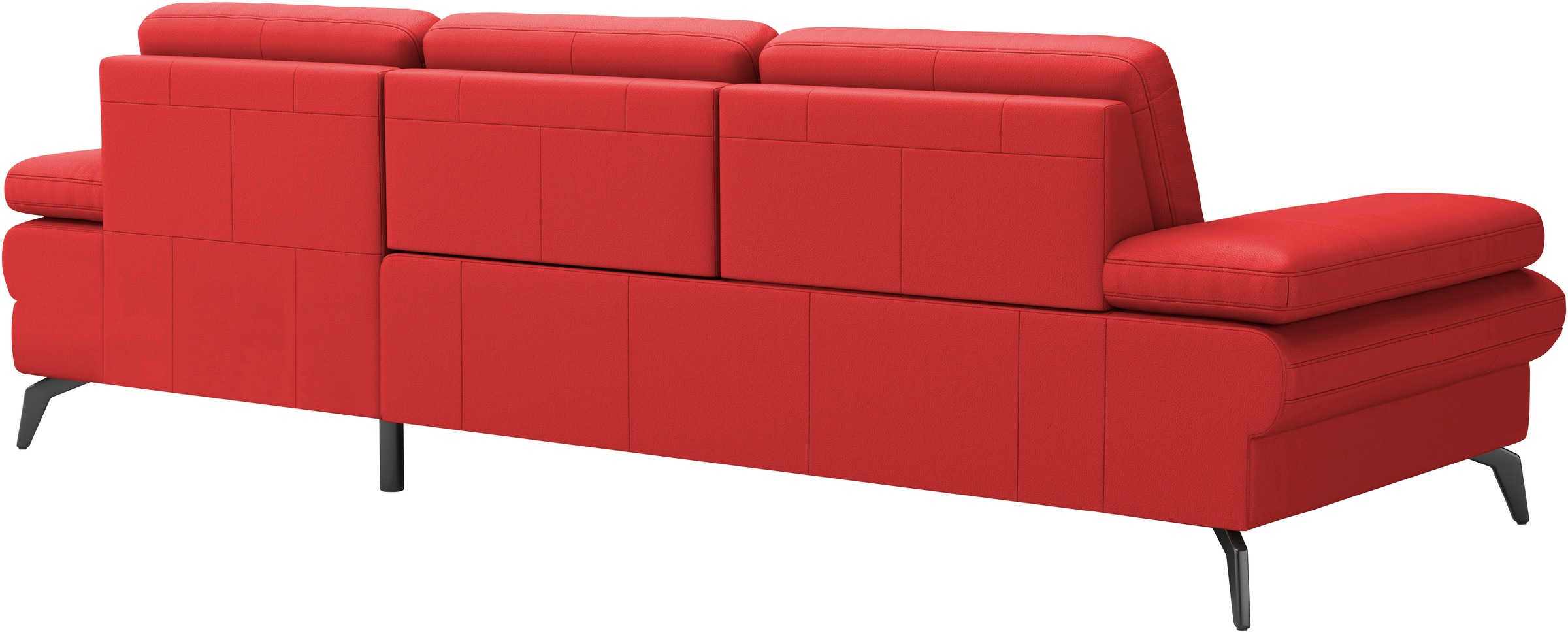 sit&more Ecksofa »Morris L-Form, inkl. Sitztiefenverstellung«, wahlweise mit Armteilverstellung, Bettfunktion & Bettkasten