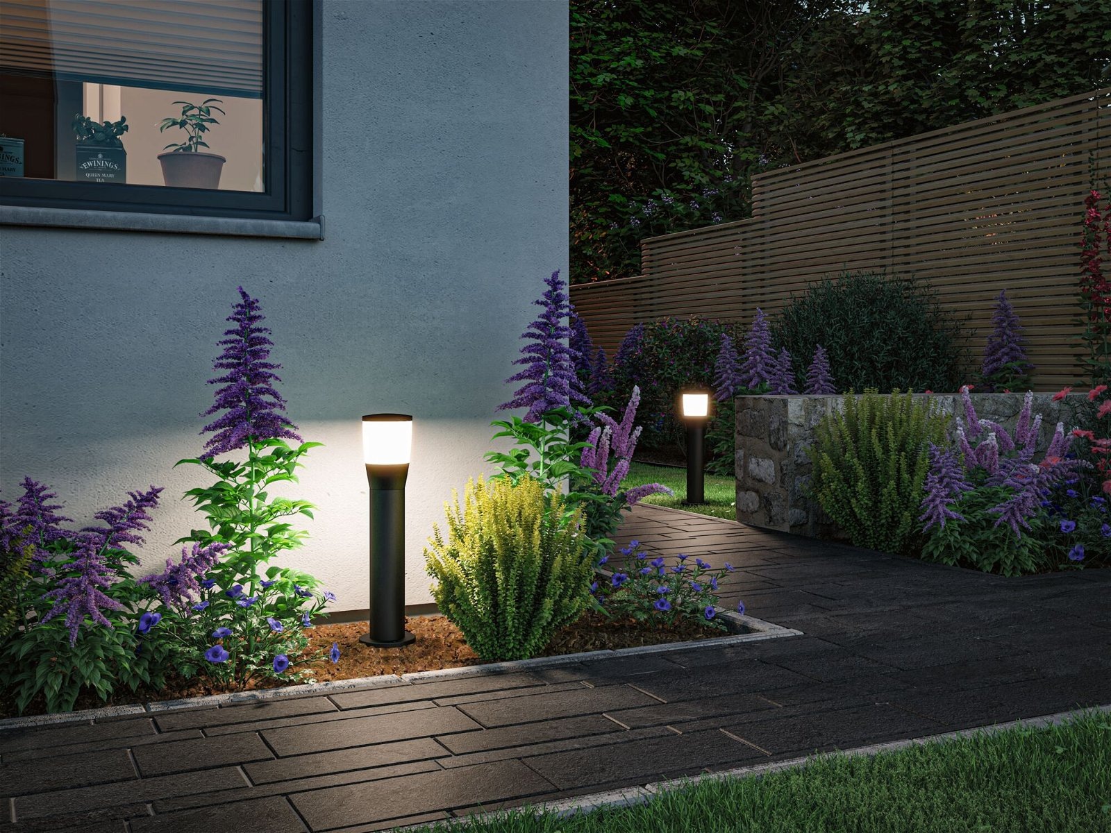 Paulmann LED Pollerleuchte »Bako IP44 500mm max. 20W 230V Anthrazit E14 Aluminium«, 1 flammig, Leuchtmittel E14 | ohne Leuchtmittel, seewasserresistent