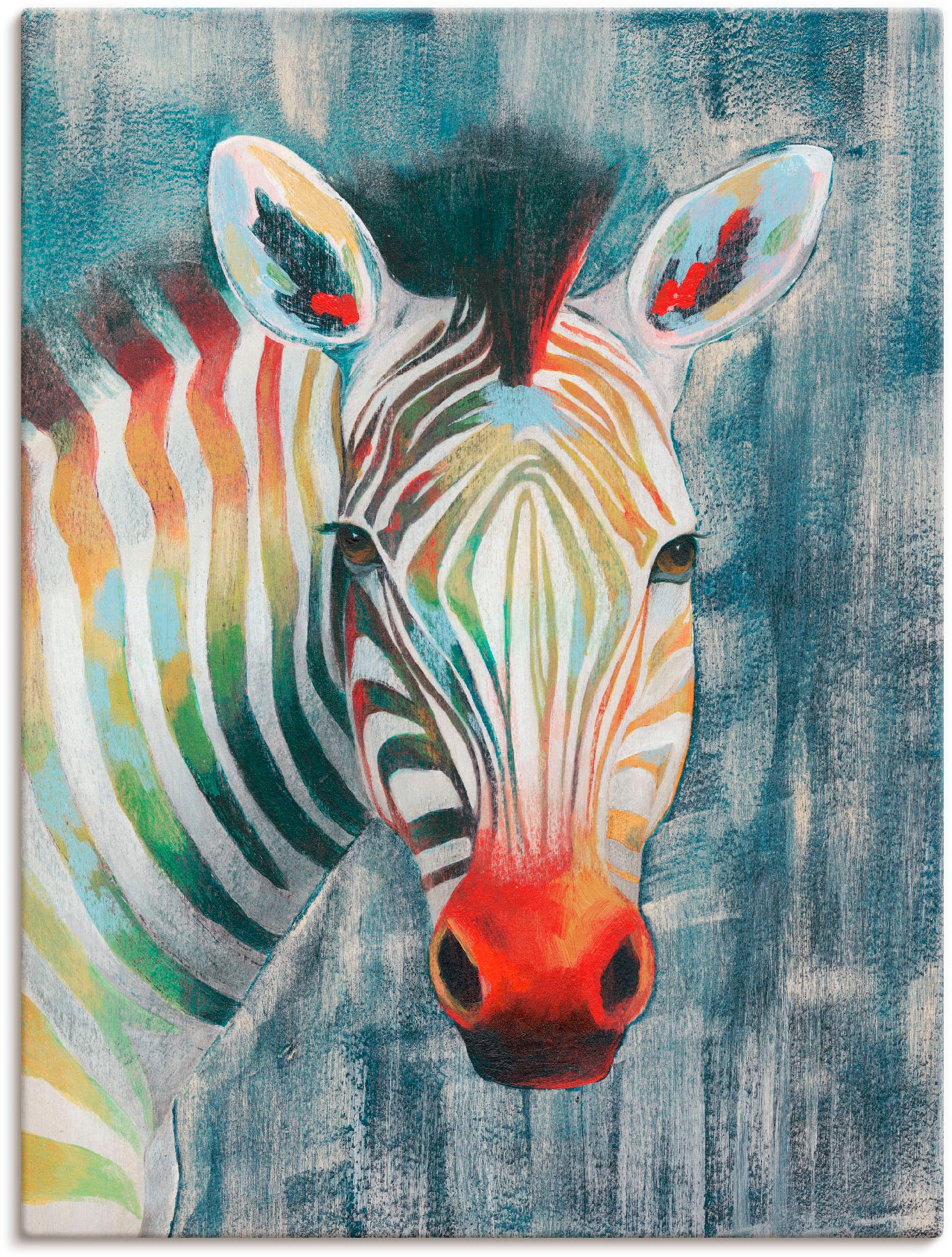 Artland Wandbild »Prisma Zebra I«, Wildtiere, (1 St.), als Alubild, Outdoor günstig online kaufen