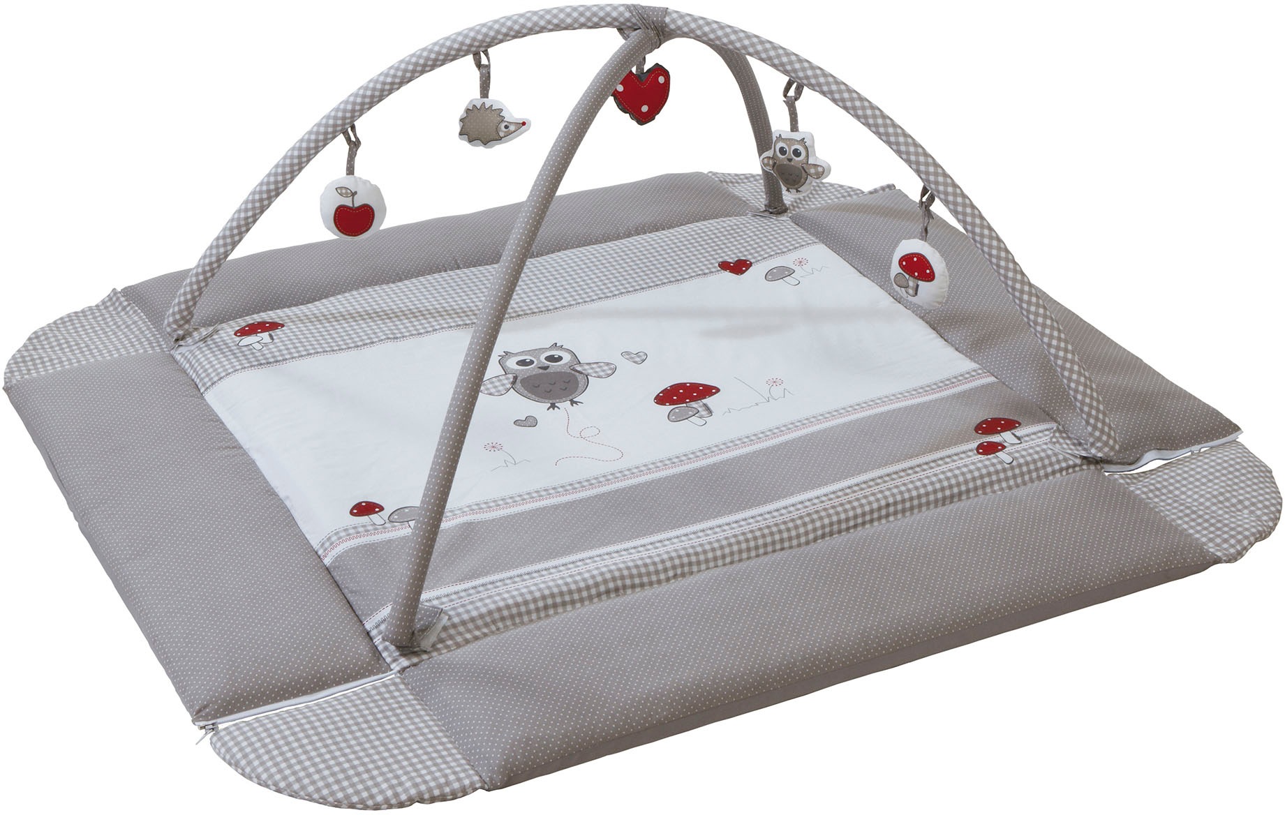 roba® Bettnestchen »4in1, Adam & Eule«, mit Activity-Spielbogen