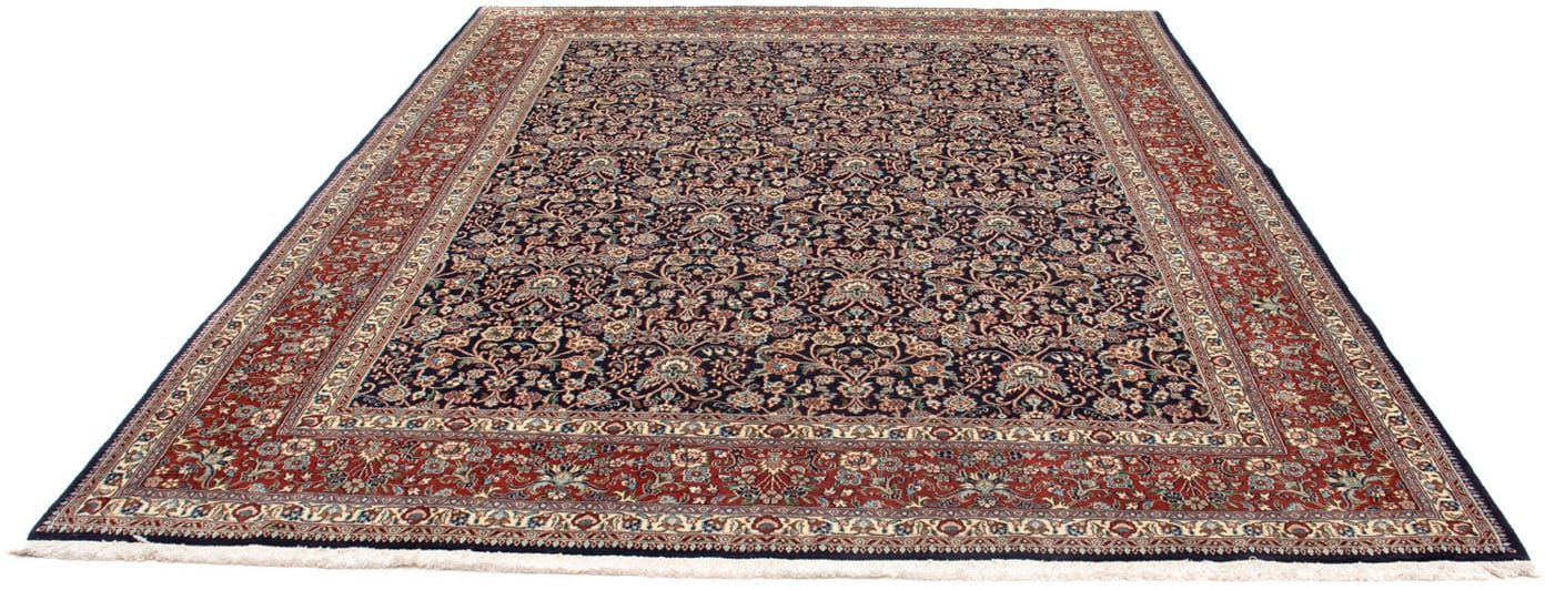 morgenland Wollteppich »Moud Blumenmuster Nero 272 x 218 cm«, rechteckig, 1 günstig online kaufen