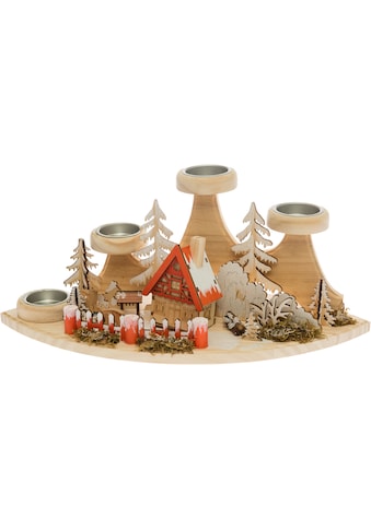 Myflair Möbel & Accessoires Teelichthalter »Weihnachtsdeko«, (1 St.), Winterlandschaft... kaufen