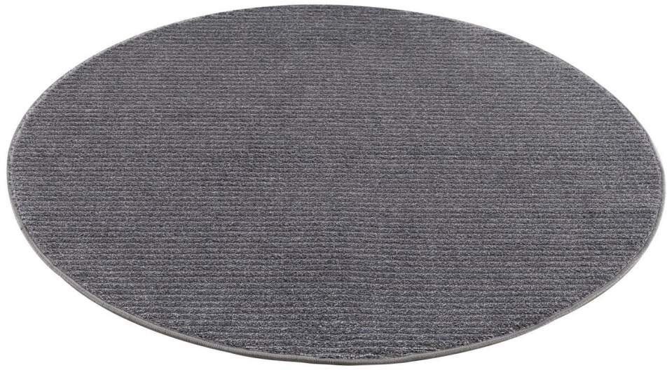 Carpet City Teppich »Friseé-Teppich FANCY900«, rund, 12 mm Höhe, Kurzflor, günstig online kaufen