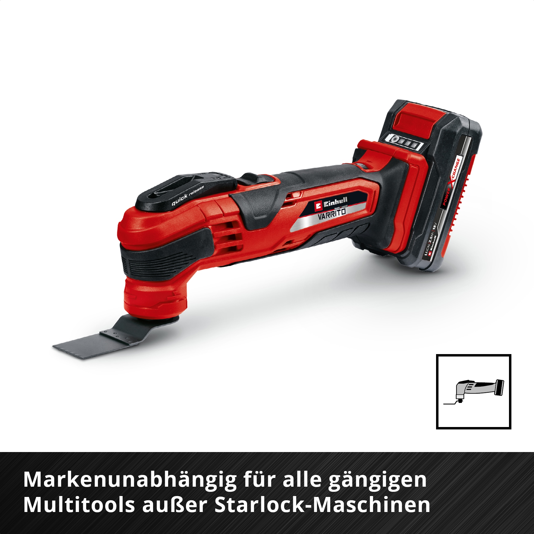 Einhell Tauchsägeblatt, (6 St.), 6-tlg. Multitool-Set