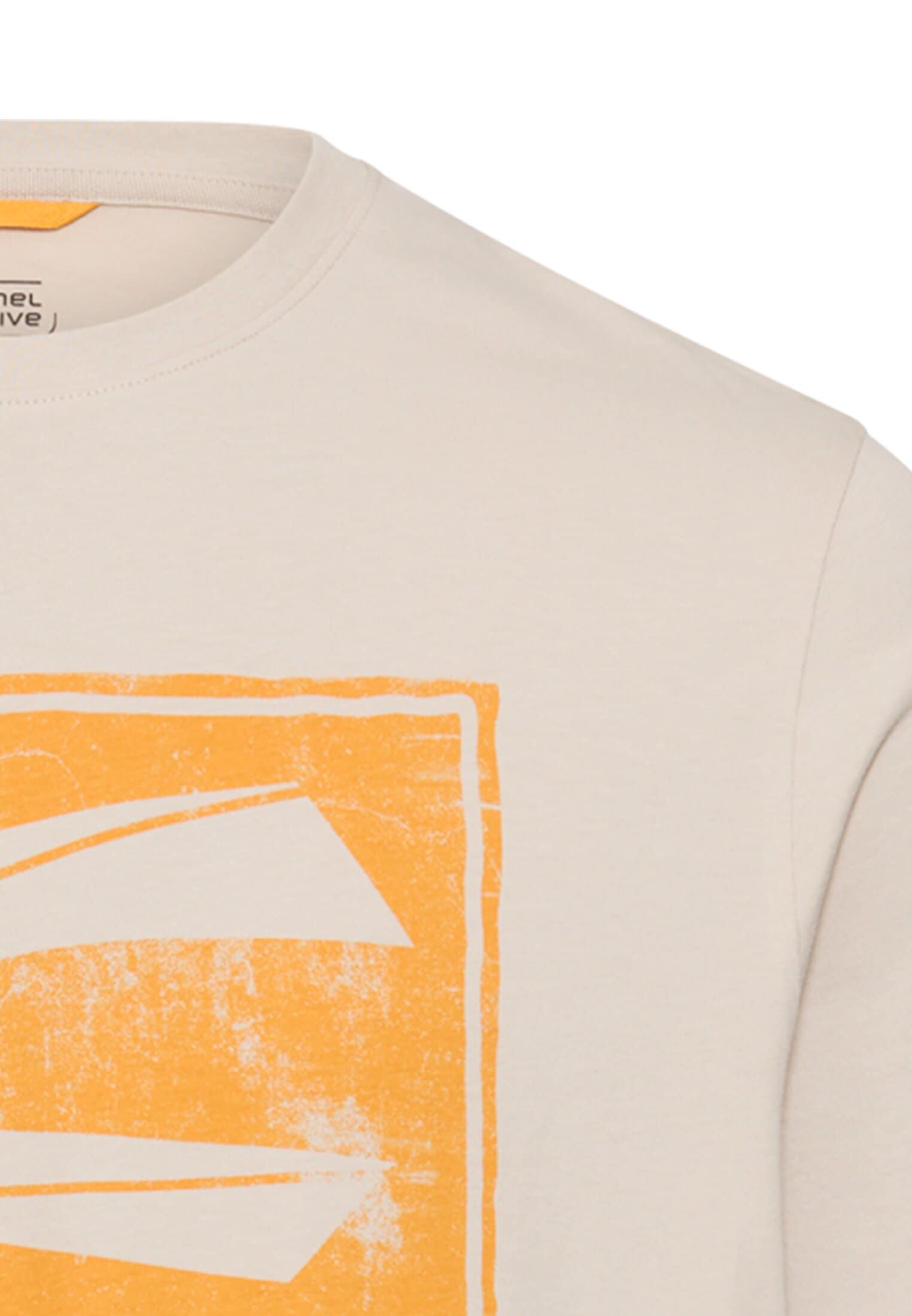 camel active T-Shirt mit Logo-Print