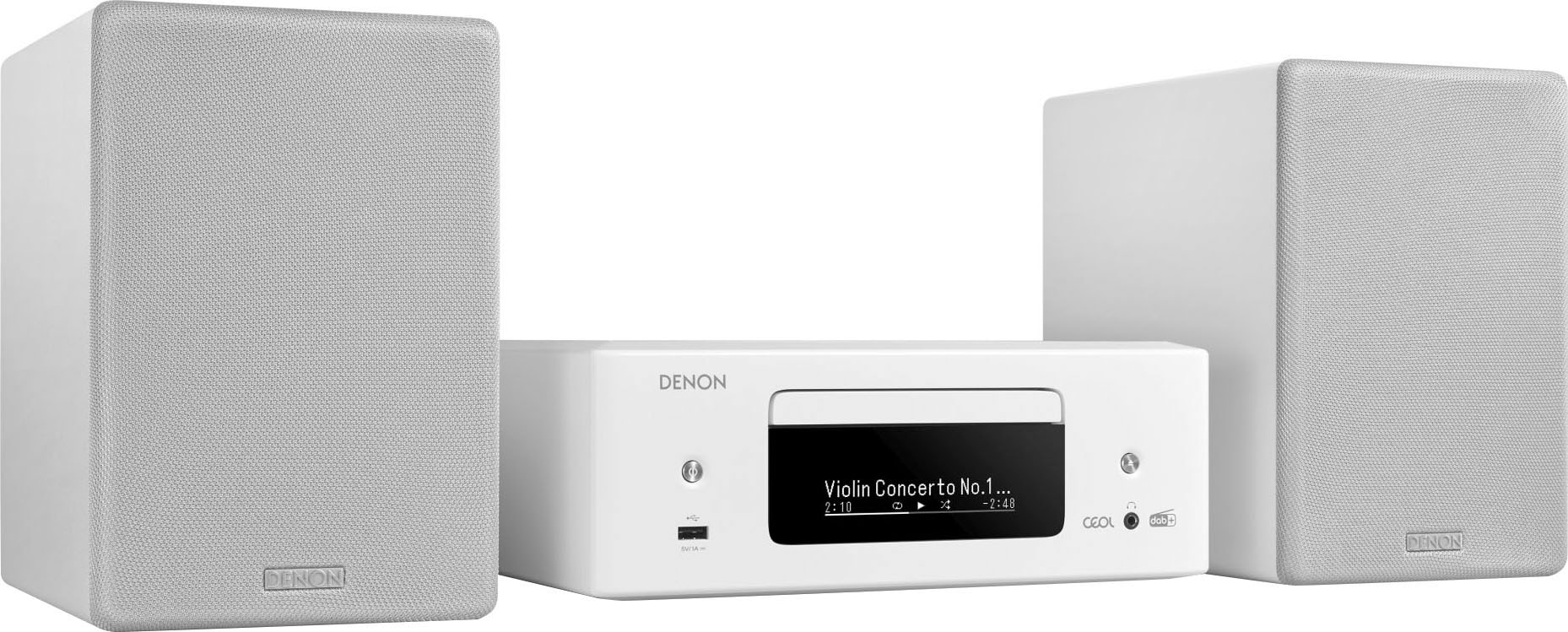 Denon Stereoanlage »CEOL N12DAB«, (Bluetooth FM-Tuner-Digitalradio (DAB+)-UKW mit RDS 130 W)